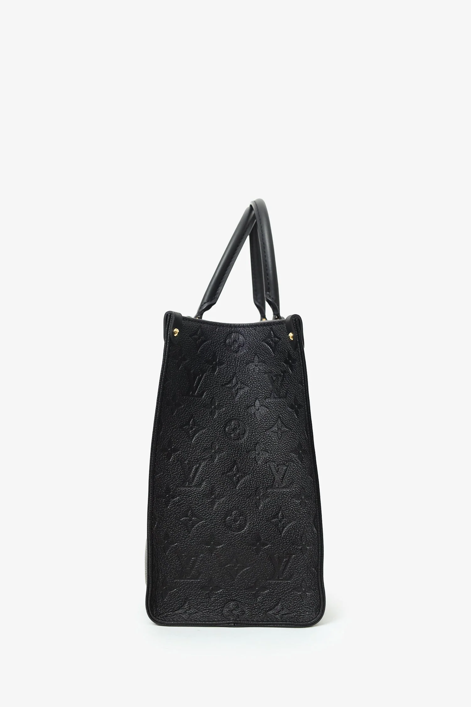 Louis Vuitton Black Monogram Empreinte Leather OnTheGo MM - Image 4