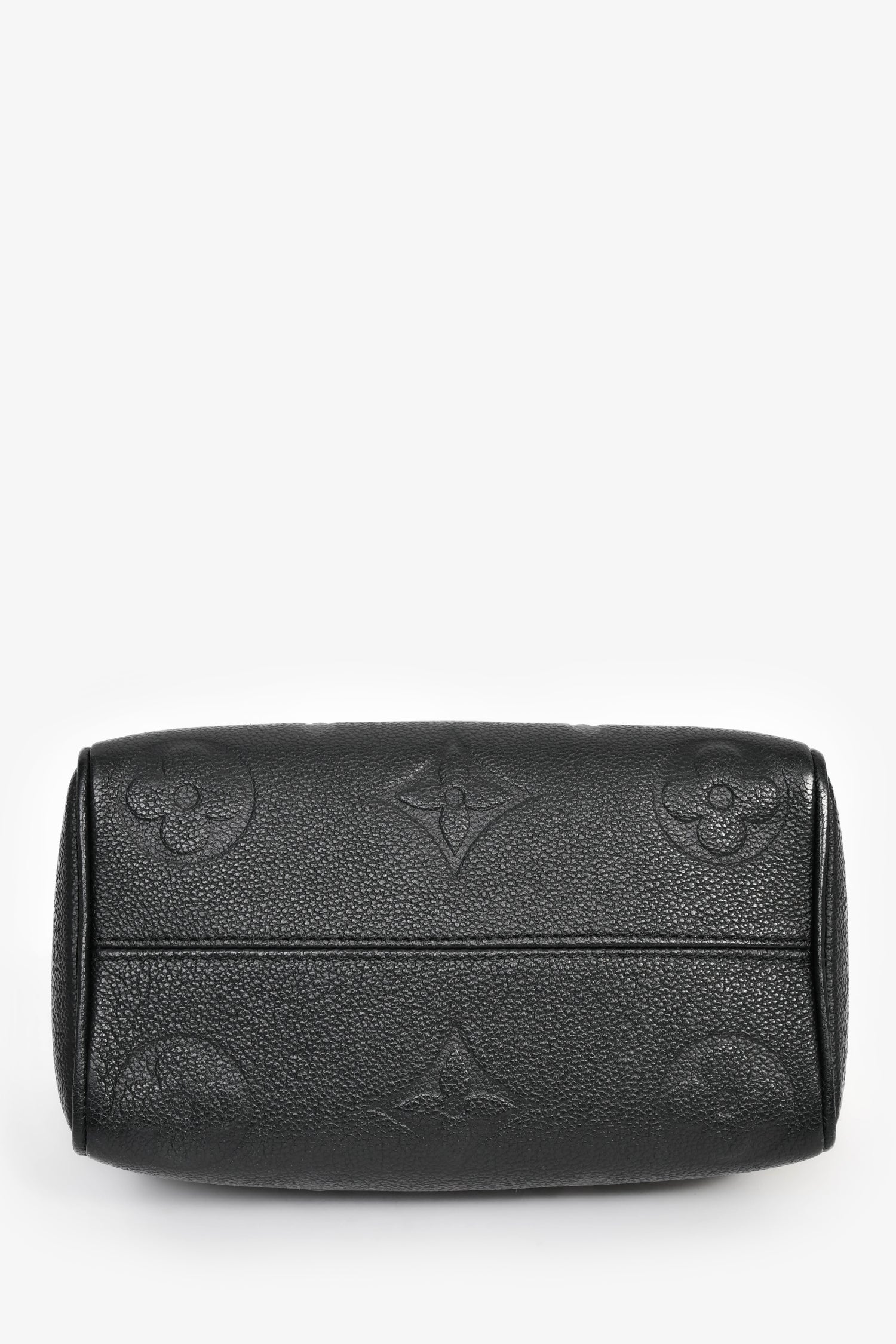 Louis Vuitton Black Monogram Empreinte Leather 'Speedy Bandoulière' 20 Bag with Strap - Image 5