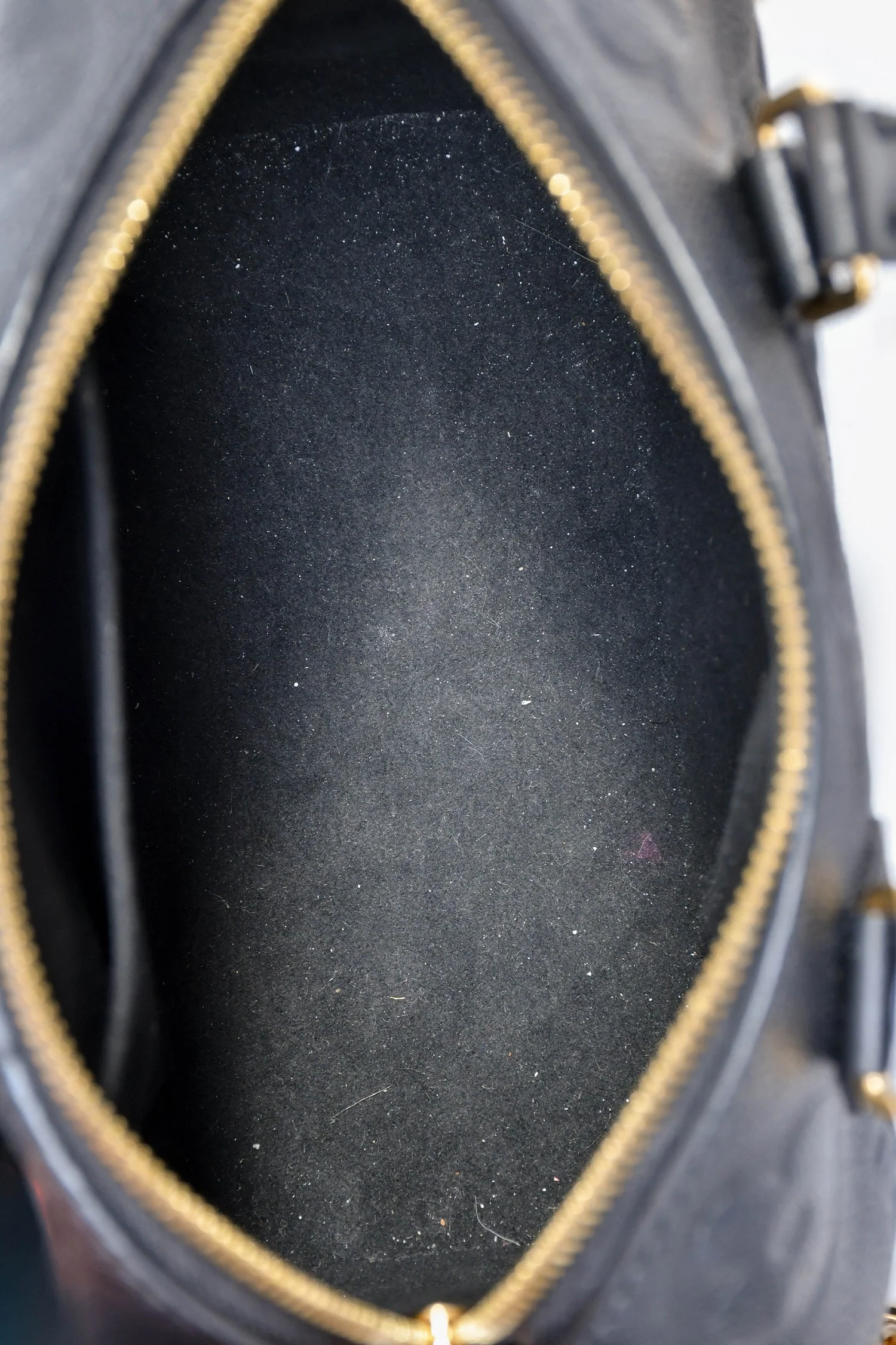 Louis Vuitton Black Monogram Empreinte Leather 'Speedy Bandoulière' 20 Bag with Strap - Image 6
