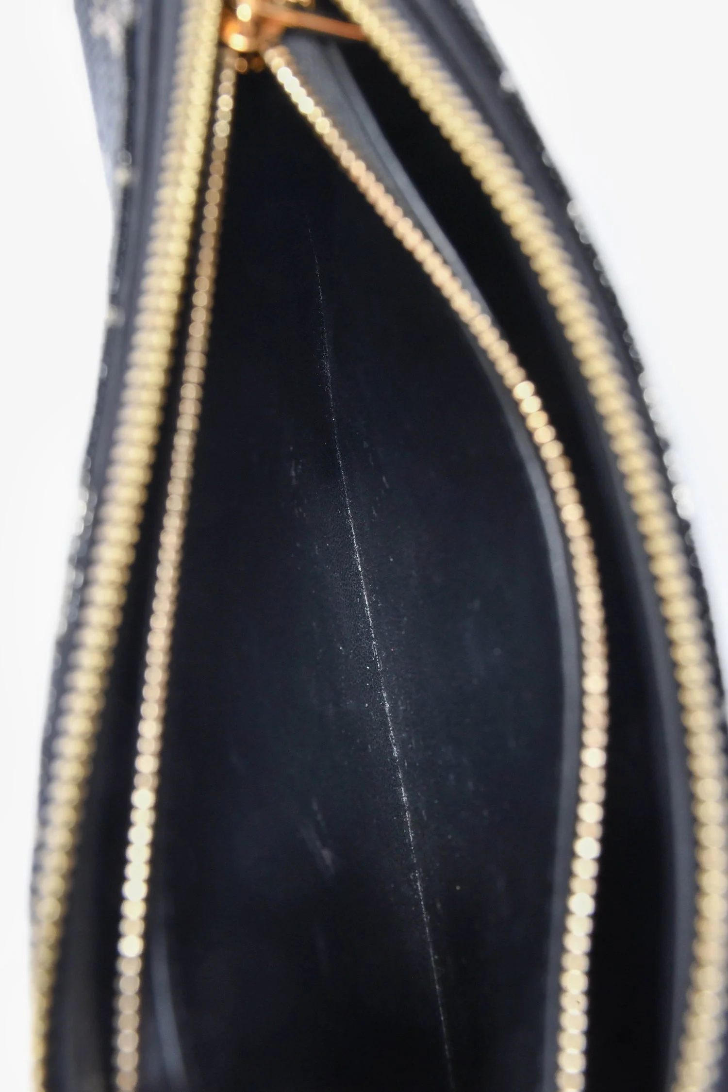 Louis Vuitton Black Satin Beaded Embroidered Monogram Coussin BB - Image 7