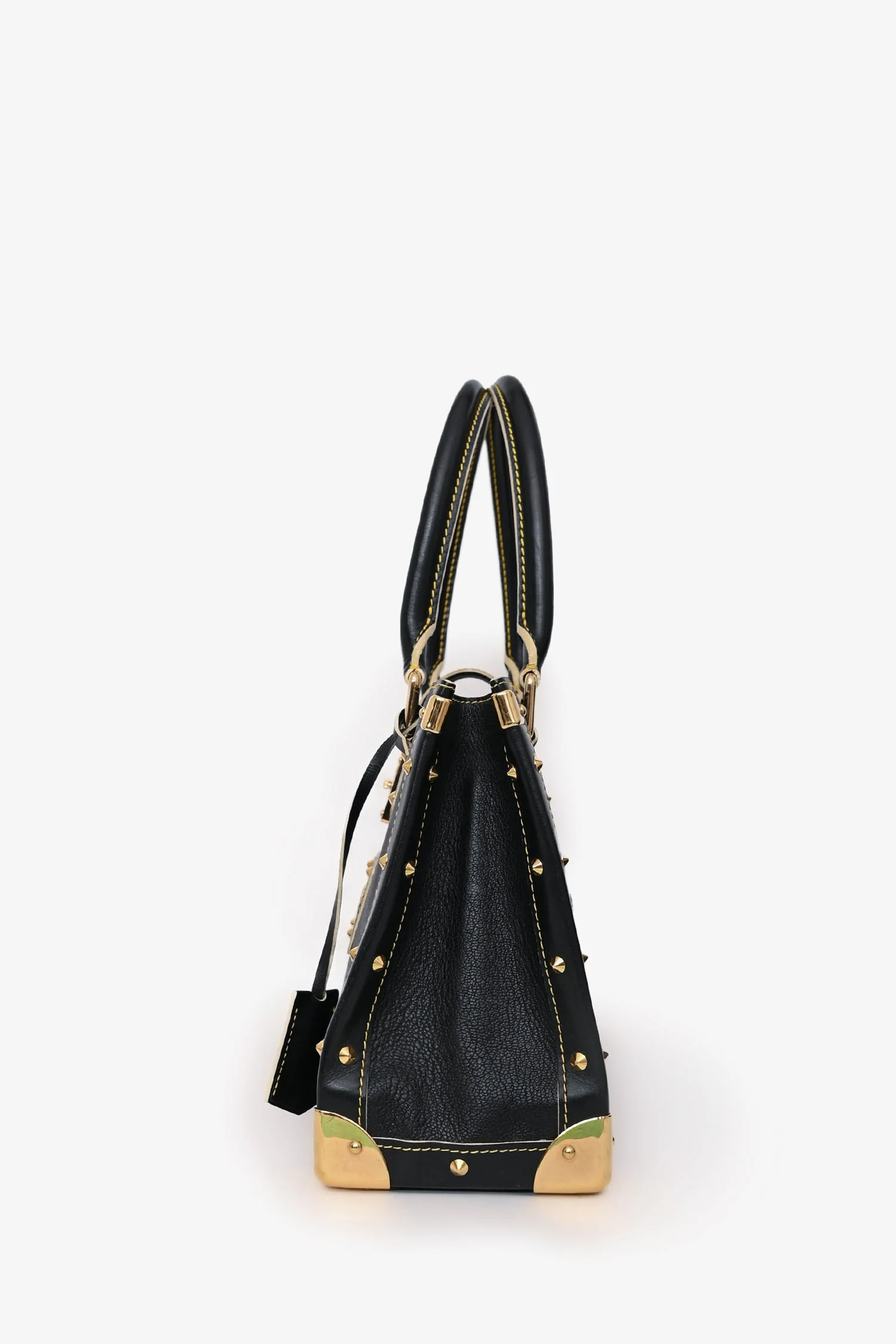 Louis Vuitton Black Suhali Leather Le Fabuleux Tote - Image 5