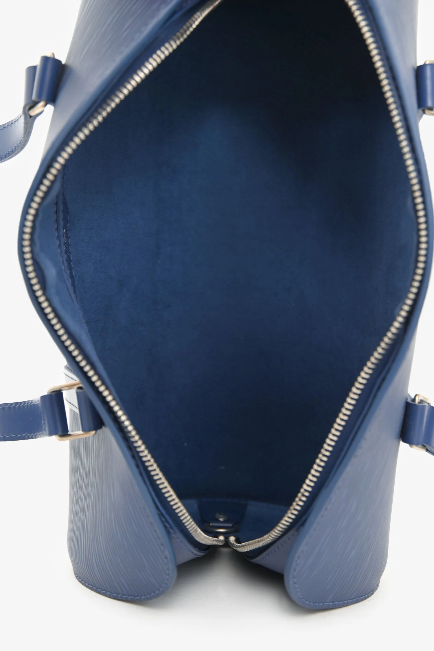 Louis Vuitton Blue Epi Leather 'Soufflot' Shoulder Bag - Image 6