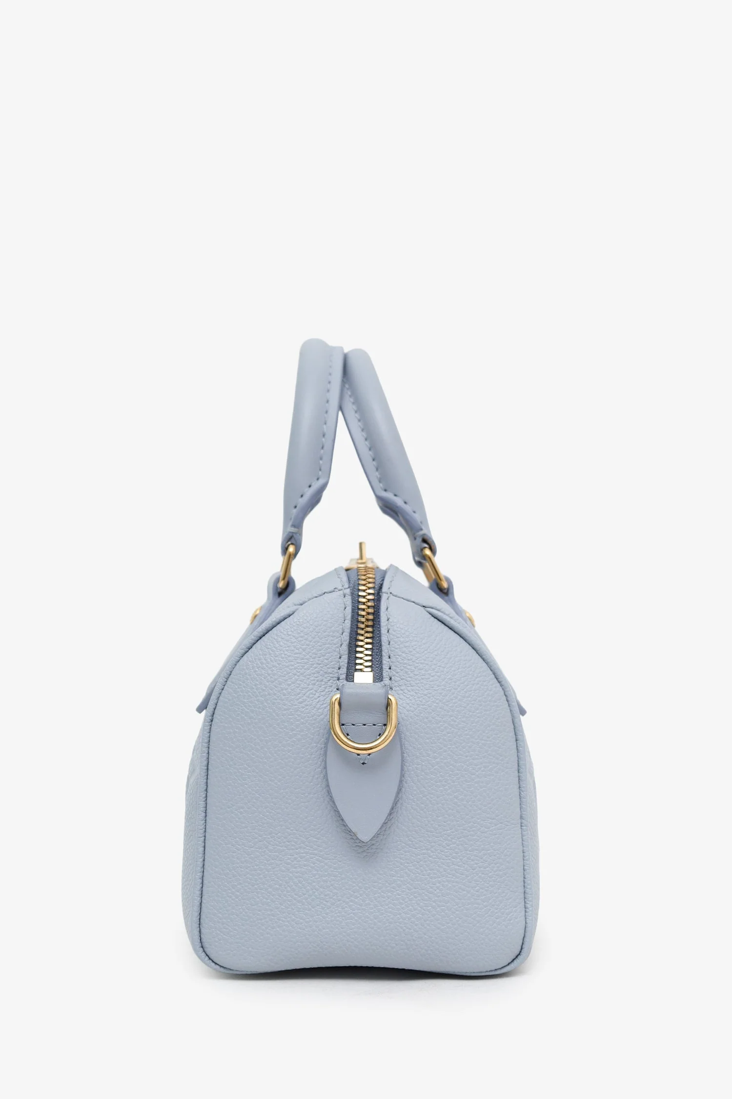 Louis Vuitton Blue Monogram Empreinte Leather Speedy Bandoulière 20 With Strap - Image 3