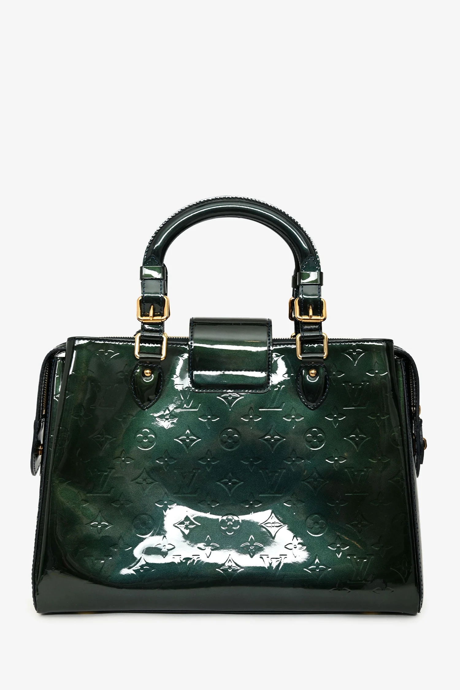 Louis Vuitton Blue Nuit Monogram Vernis Melrose Avenue Bag - Image 2