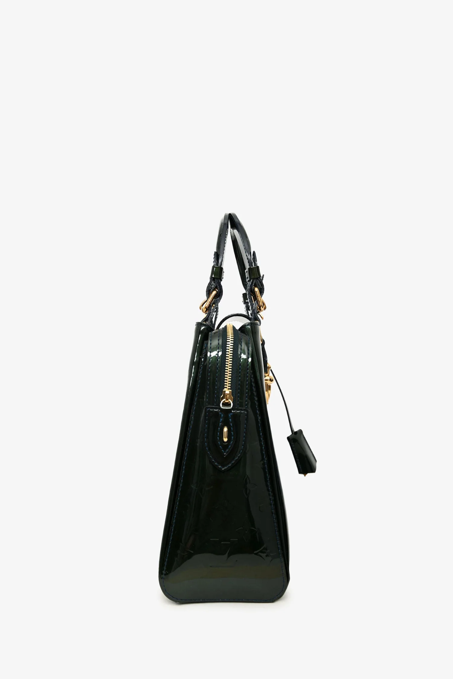 Louis Vuitton Blue Nuit Monogram Vernis Melrose Avenue Bag - Image 3