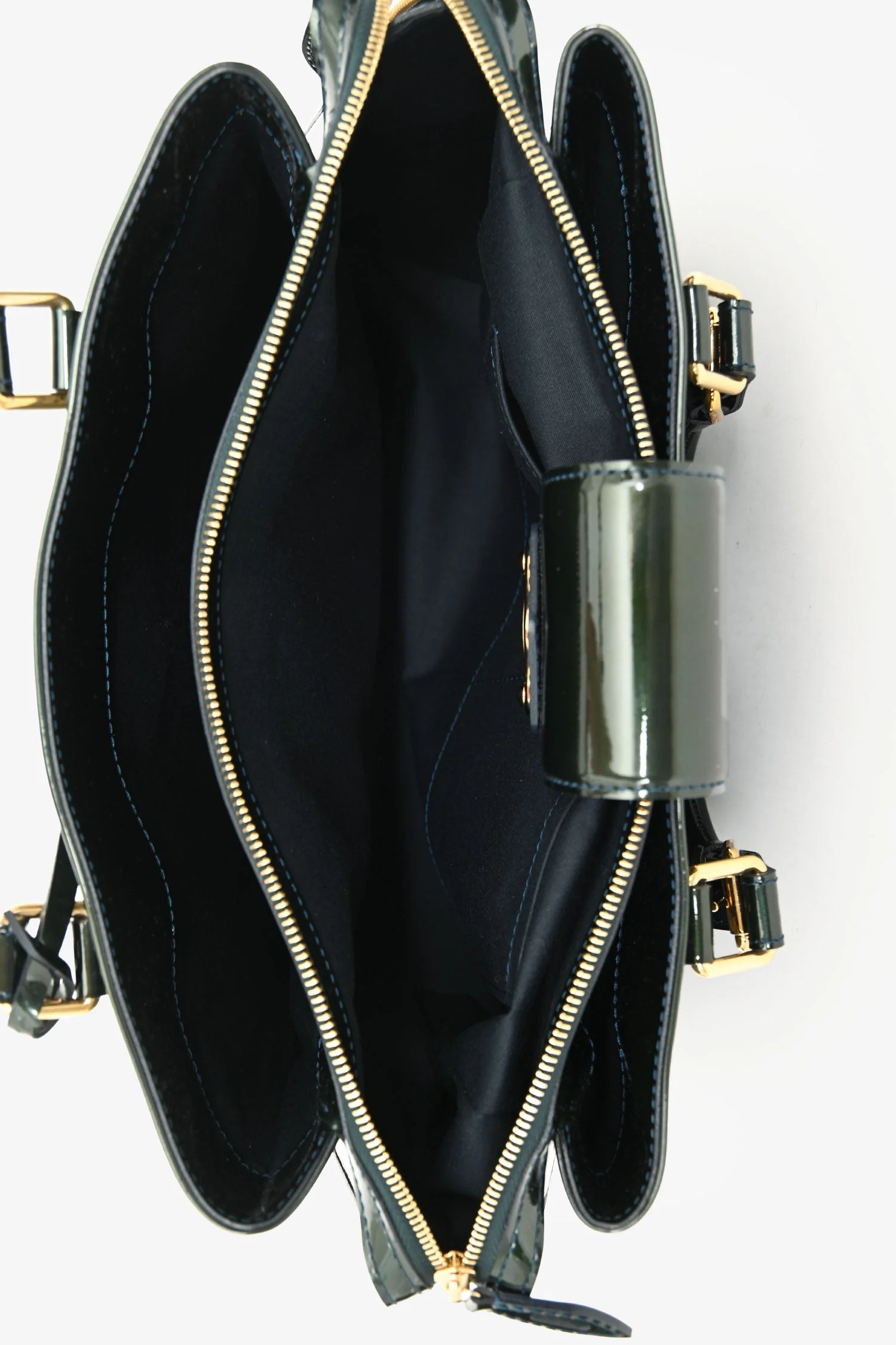 Louis Vuitton Blue Nuit Monogram Vernis Melrose Avenue Bag - Image 6