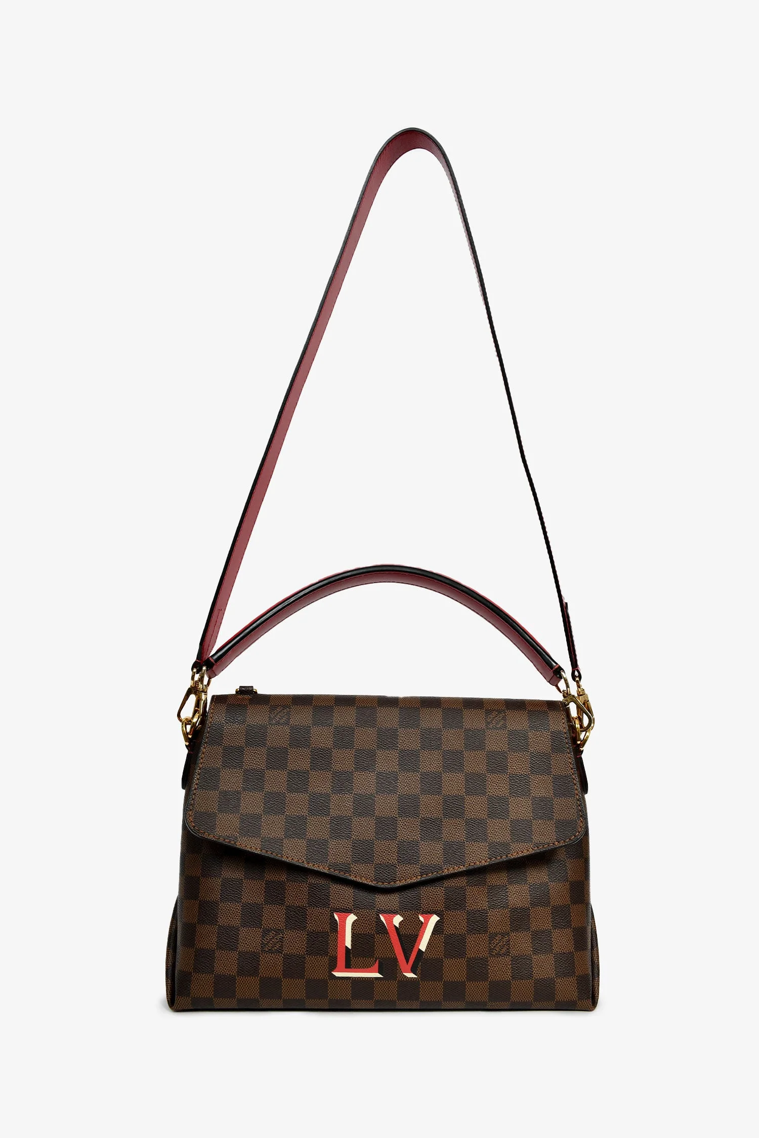 Louis Vuitton Brown Beaubourg MM Logo Crossbody Bag - Image 7