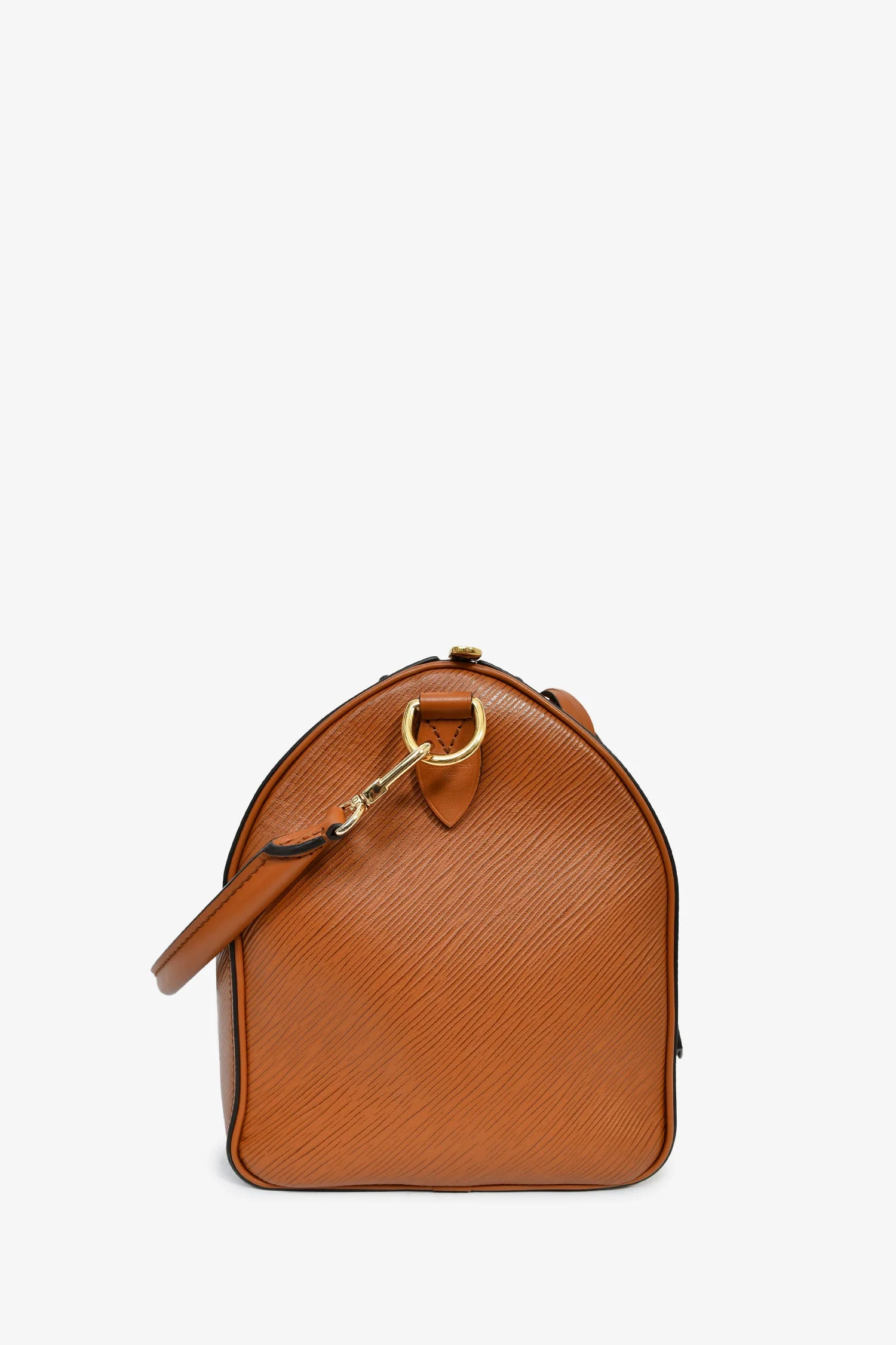 Louis Vuitton Brown Epi Leather Soft Speedy 30 With Strap - Image 3