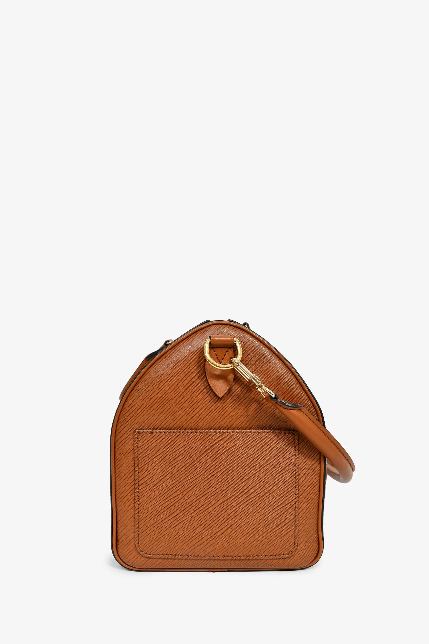 Louis Vuitton Brown Epi Leather Soft Speedy 30 With Strap - Image 4