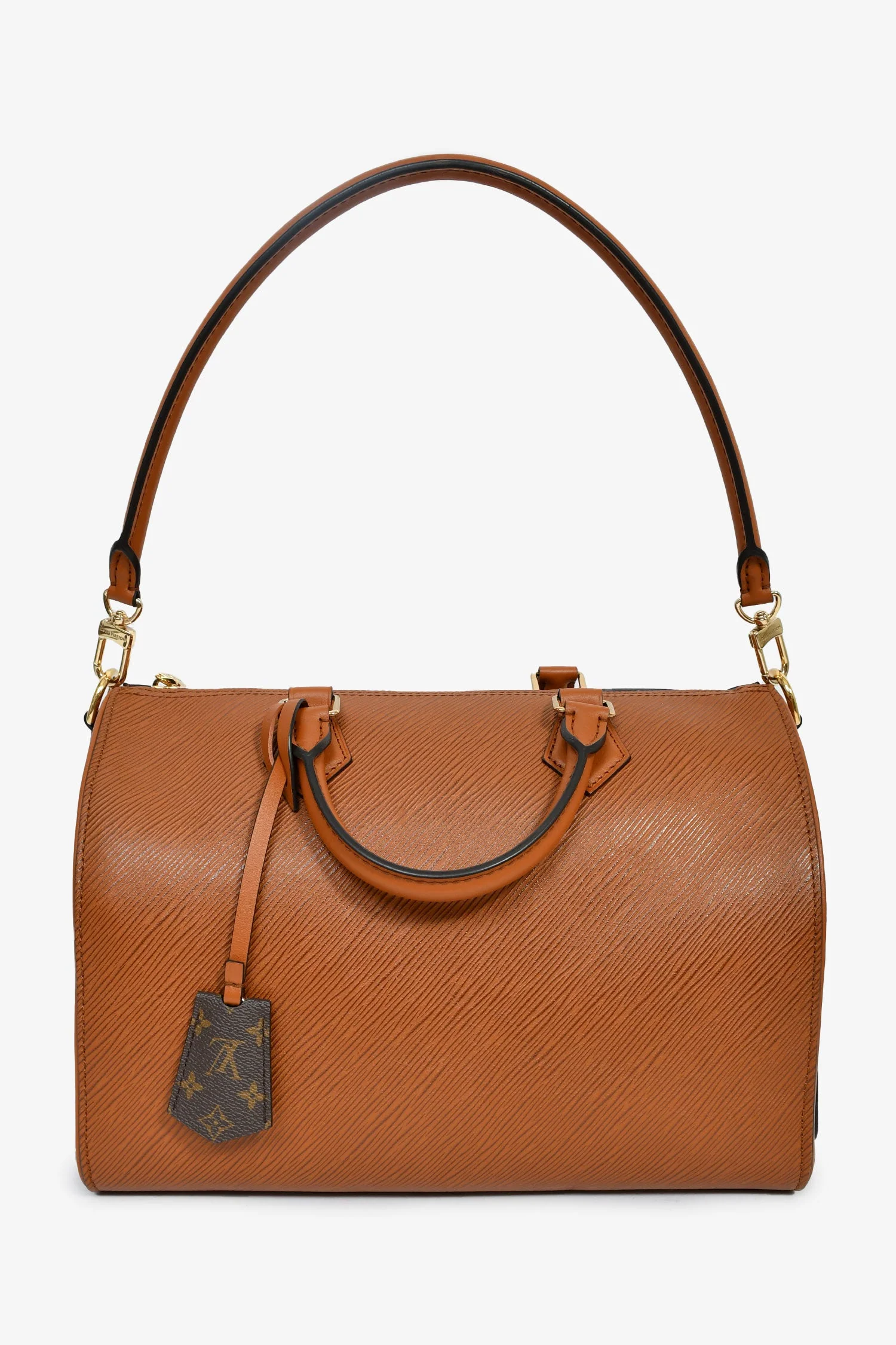 Louis Vuitton Brown Epi Leather Soft Speedy 30 With Strap - Image 7