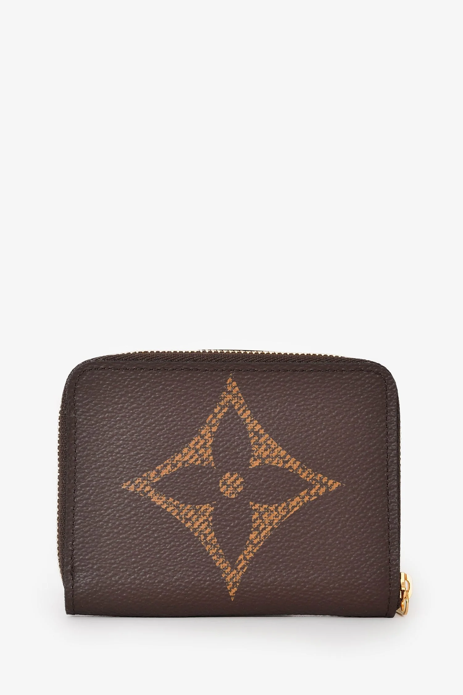 Louis Vuitton Brown Giant Monogram Zippy Coin Purse - Image 2