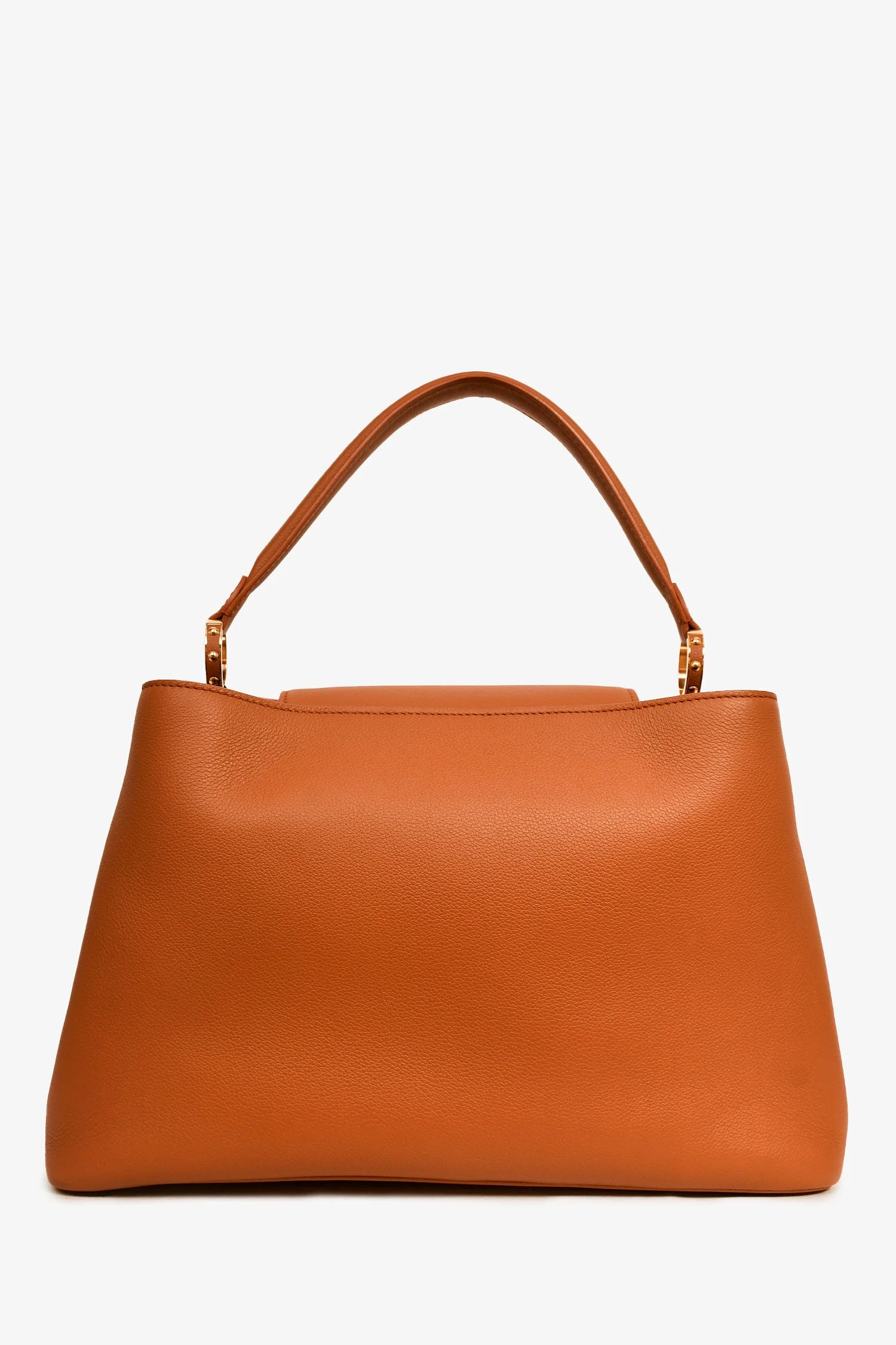 Louis Vuitton Brown Smooth Leather Souple Capucines GM with Strap - Image 2