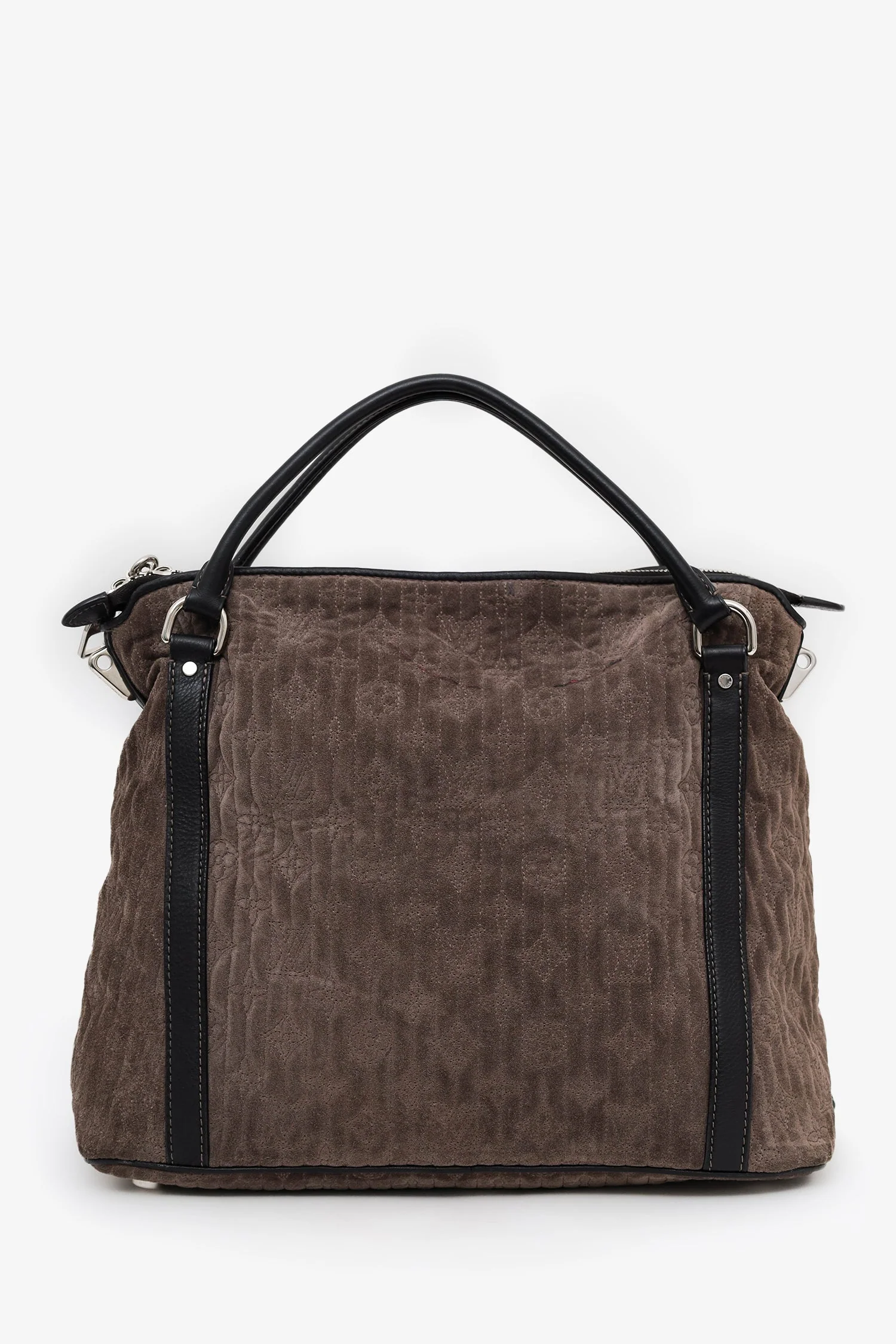 Louis Vuitton Brown Suede LV Monogram Antheia Ixia PM With Strap - Image 2