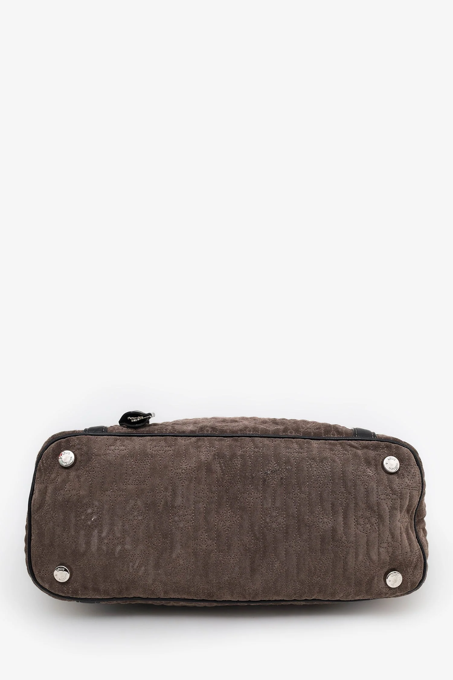 Louis Vuitton Brown Suede LV Monogram Antheia Ixia PM With Strap - Image 5