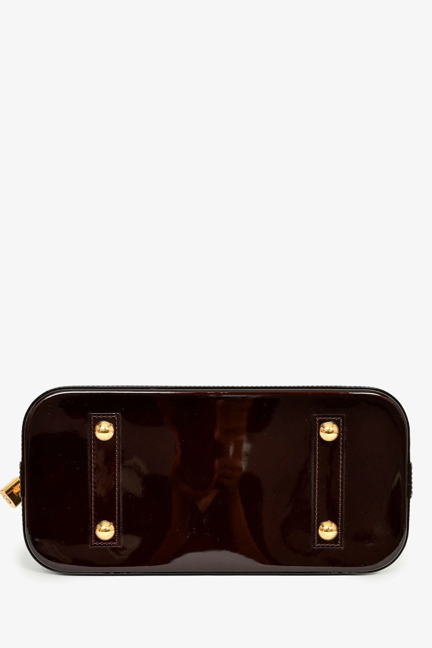 Louis Vuitton Burgundy Amarante Vernis Alma PM Top Handle - Image 5