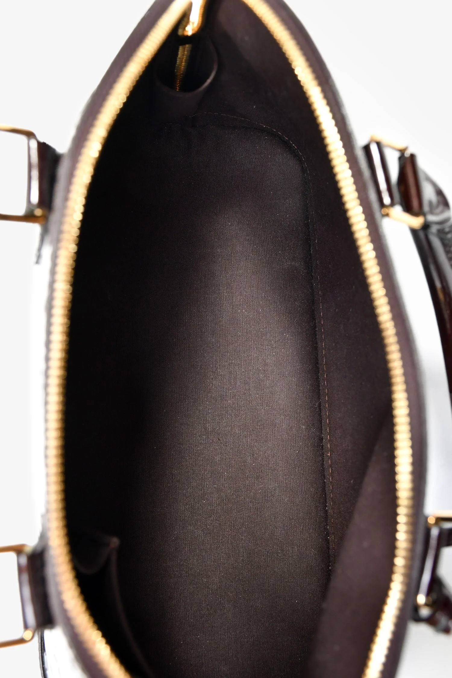 Louis Vuitton Burgundy Amarante Vernis Alma PM Top Handle - Image 6