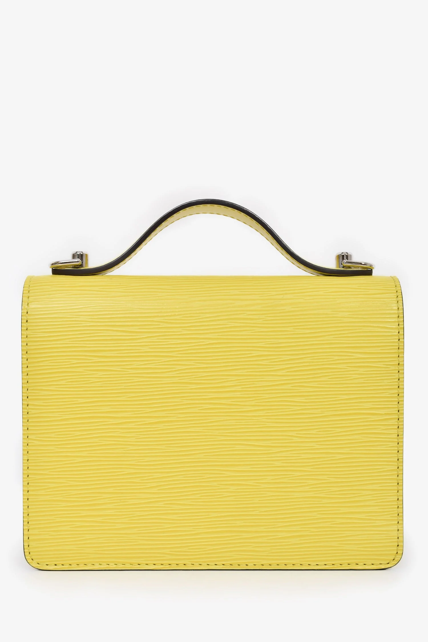 Louis Vuitton Citron Epi Leather 'Monceau' BB Top Handle with Strap - Image 2