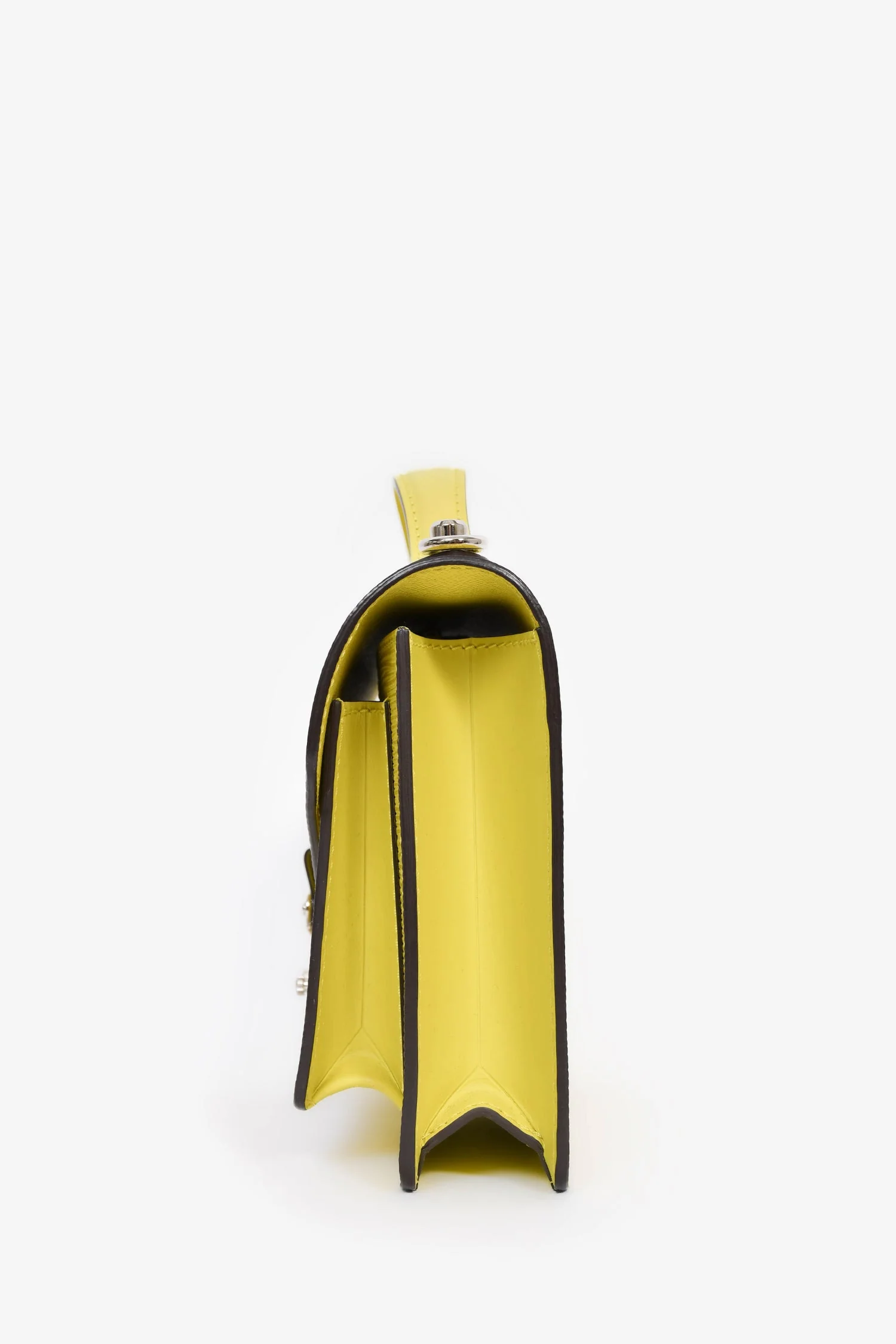Louis Vuitton Citron Epi Leather 'Monceau' BB Top Handle with Strap - Image 4