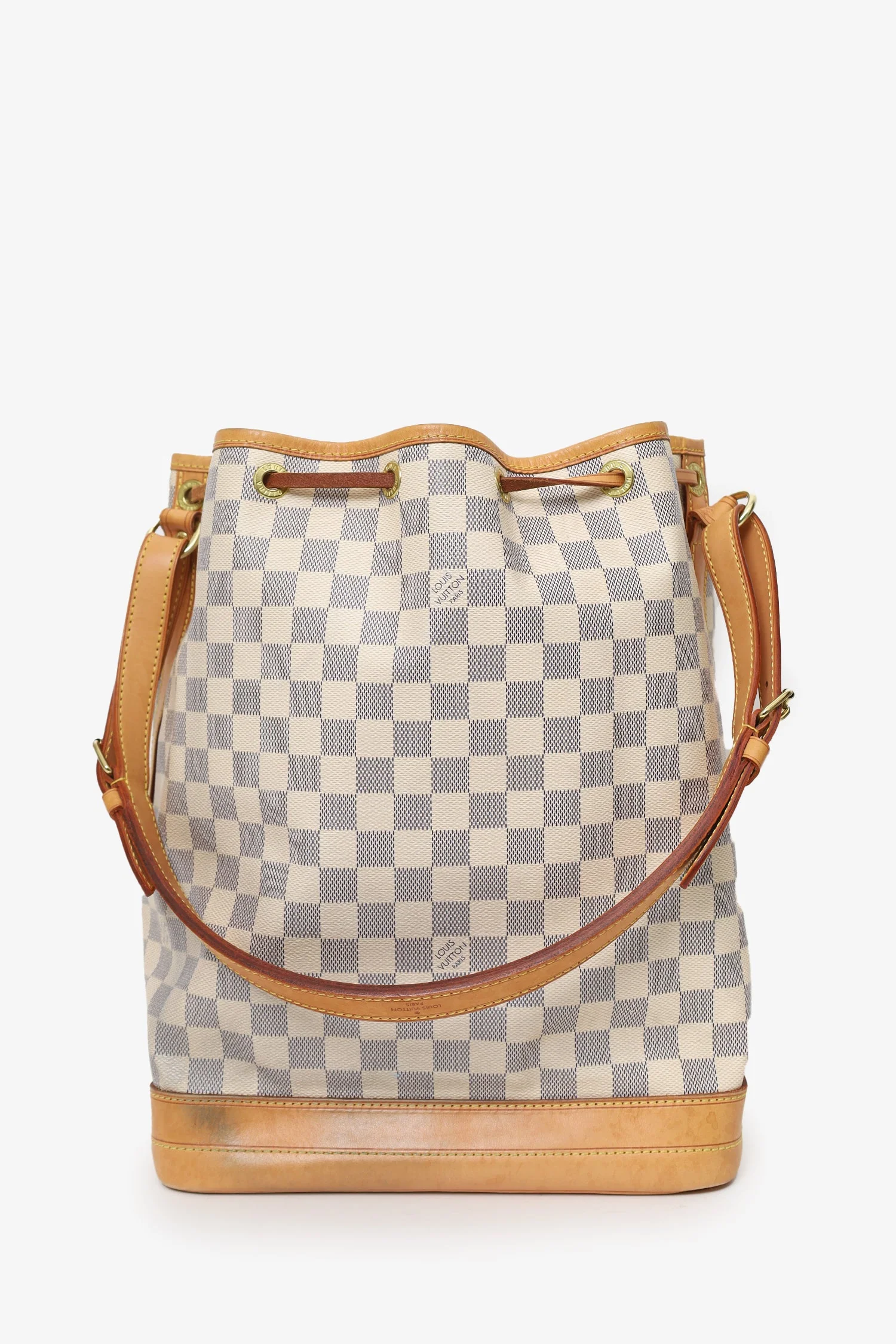 Louis Vuitton Cream Damier Bag - Image 3