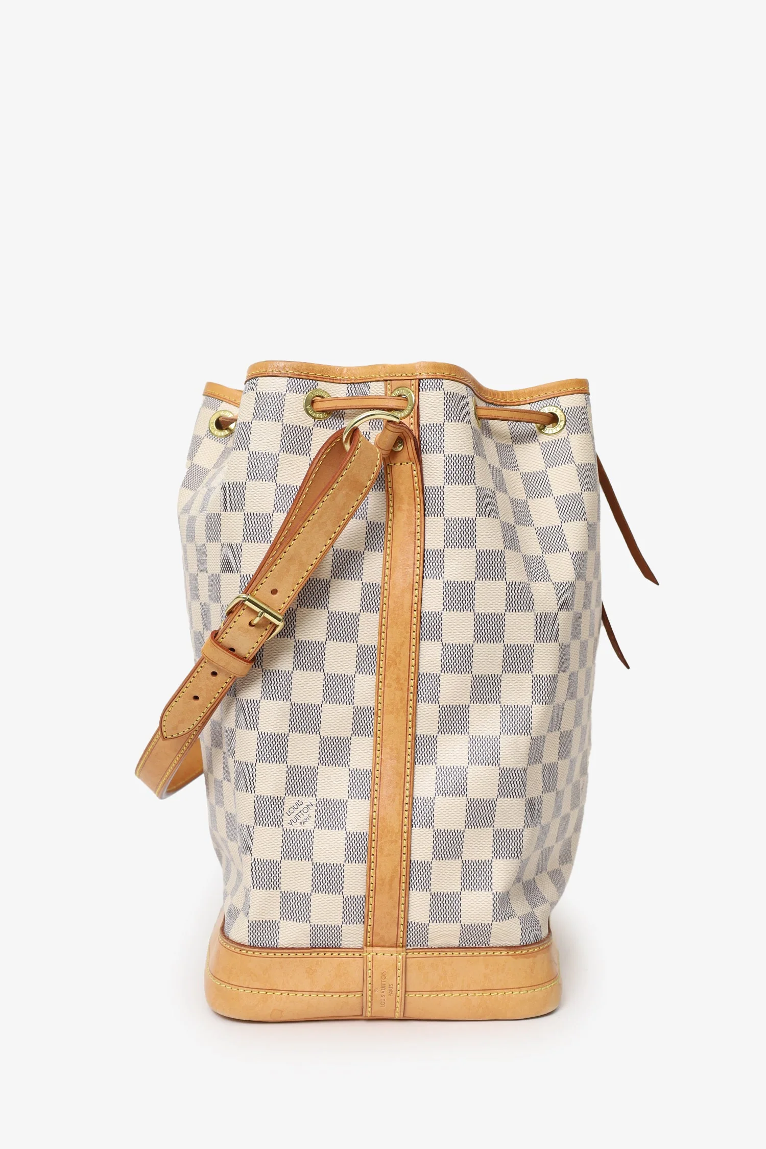 Louis Vuitton Cream Damier Bag - Image 4