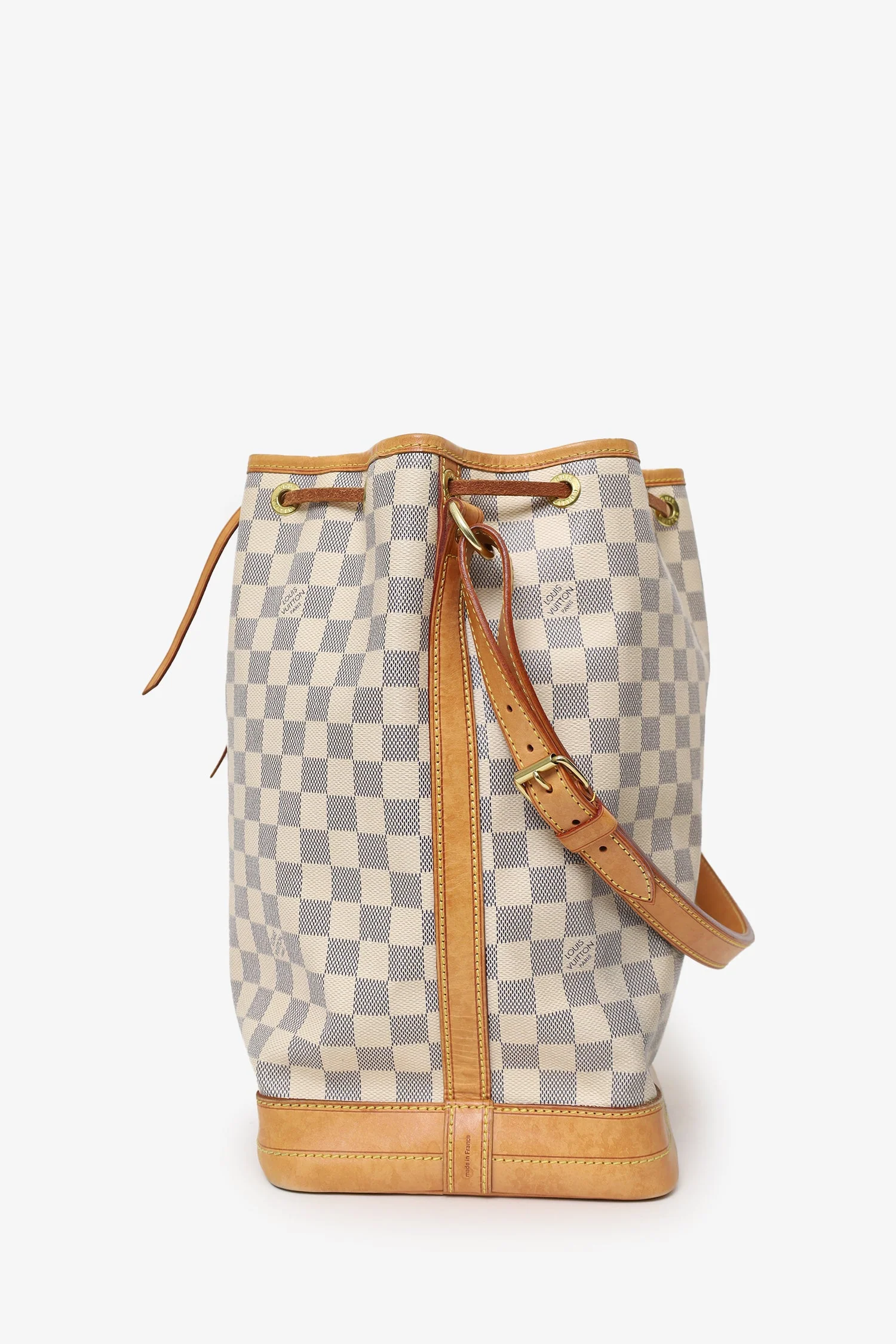 Louis Vuitton Cream Damier Bag - Image 5