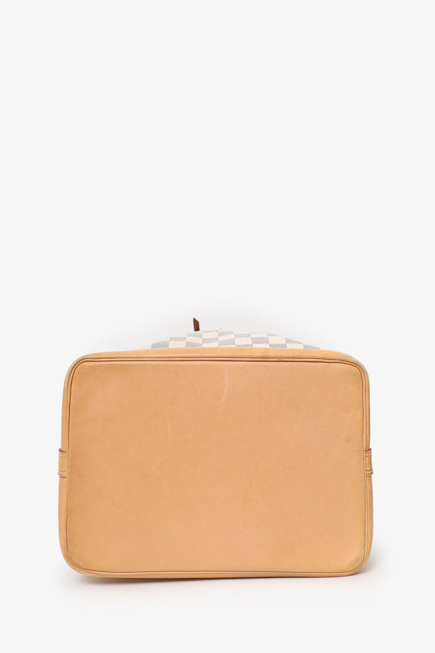 Louis Vuitton Cream Damier Bag - Image 6