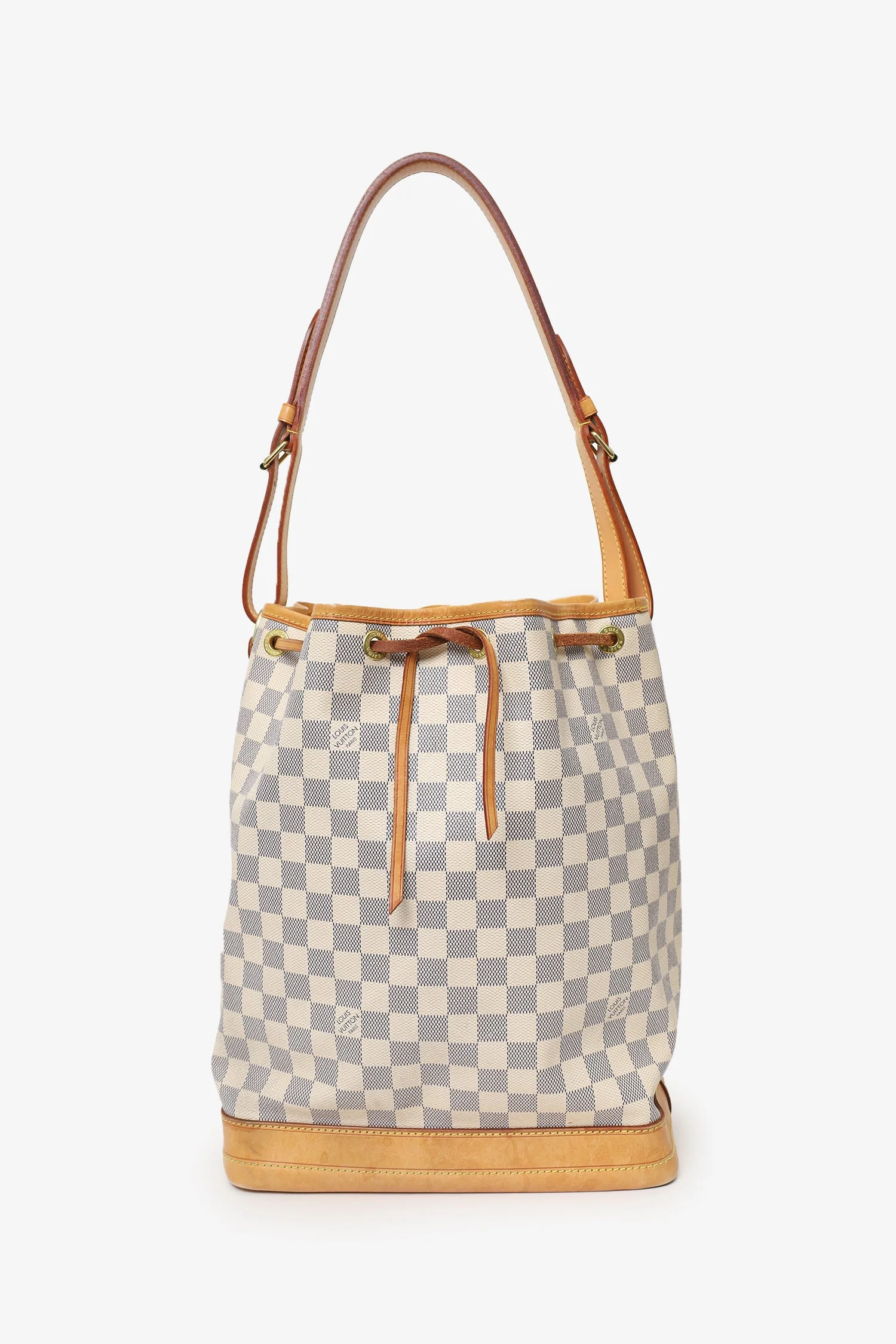 Louis Vuitton Cream Damier Bag - Image 7