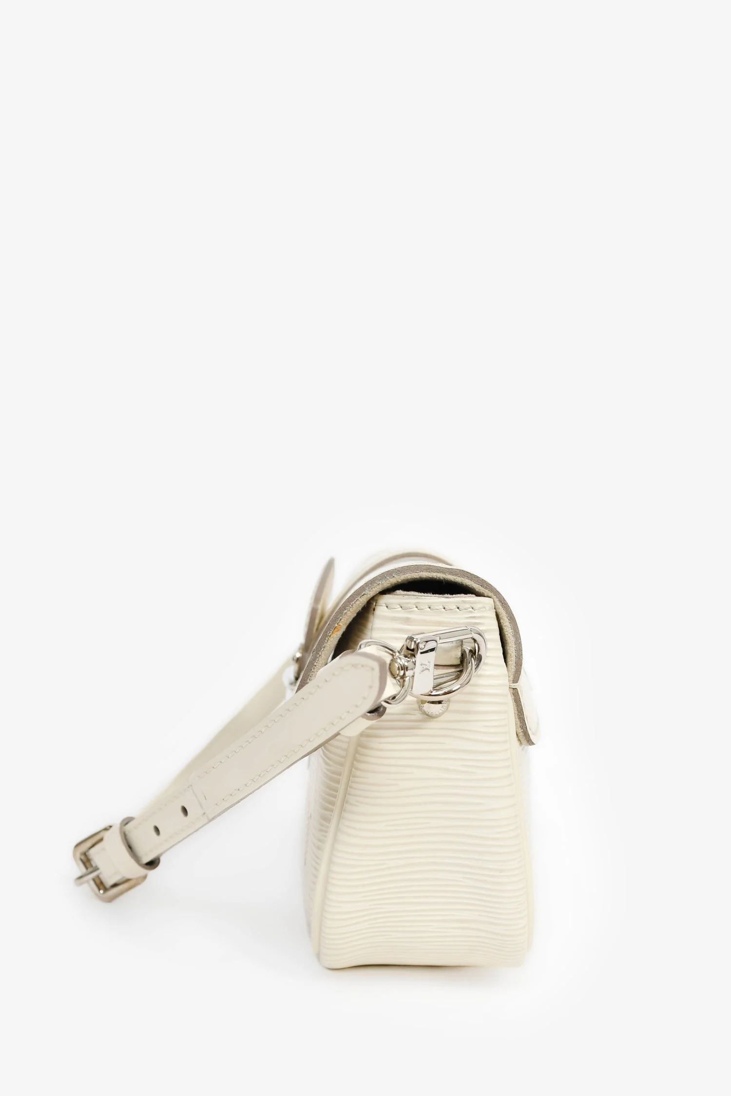 Louis Vuitton Cream Epi Leather 'Suhail' Shoulder Bag - Image 4