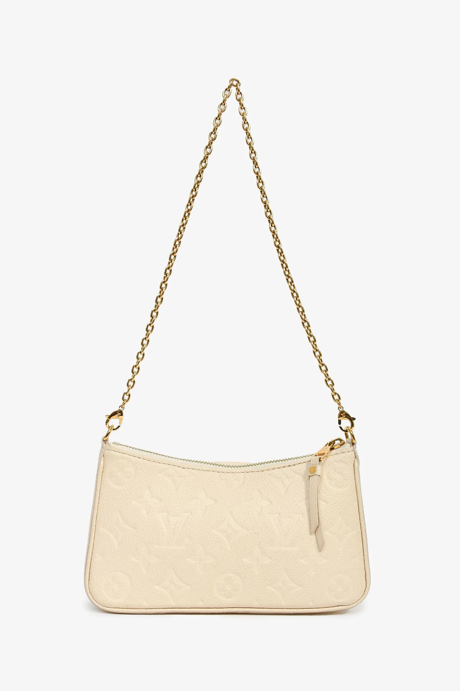 Louis Vuitton Cream Monogram Empreinte 'Easy Pouch' On Strap Bag - Image 2