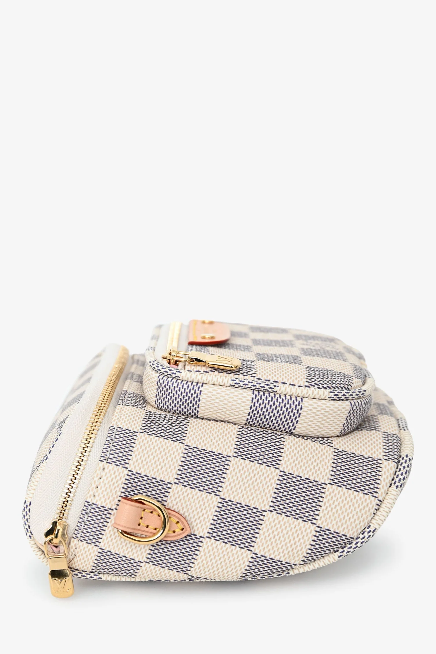 Louis Vuitton Damier Azur Mini Bumbag with Chain - Image 3