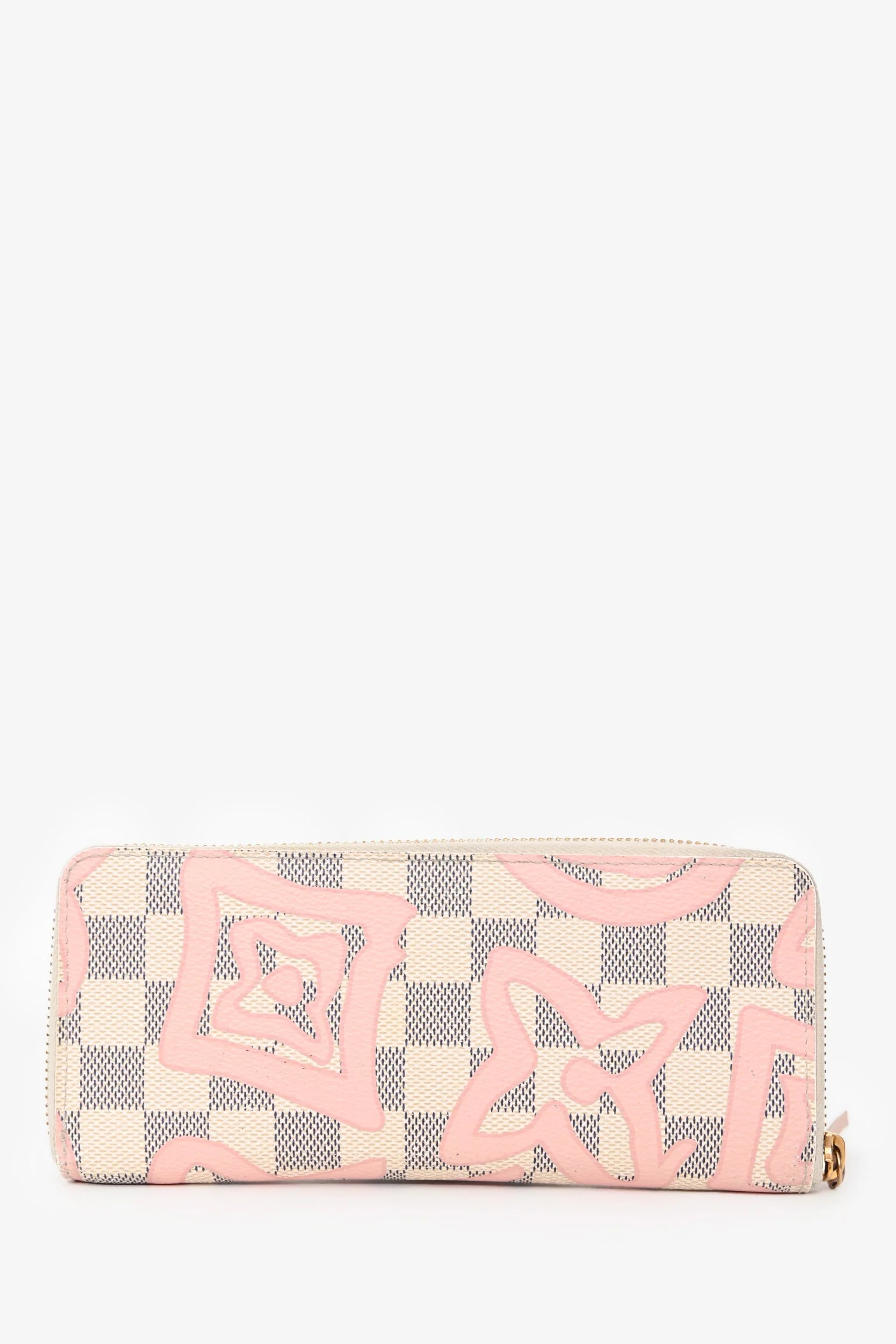 Louis Vuitton Damier Azur/Pink Zippy Logo Long Wallet - Image 2