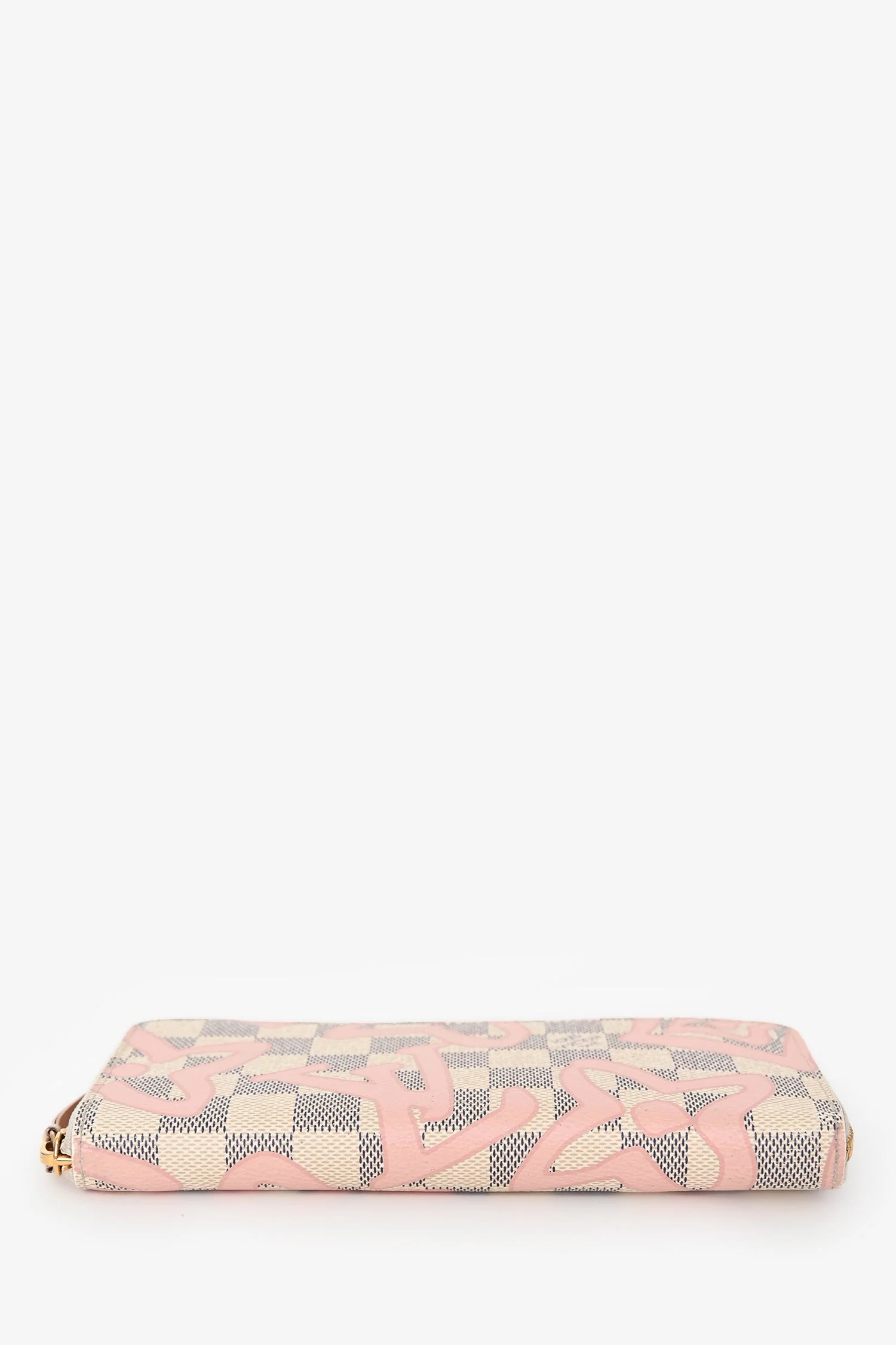 Louis Vuitton Damier Azur/Pink Zippy Logo Long Wallet - Image 5