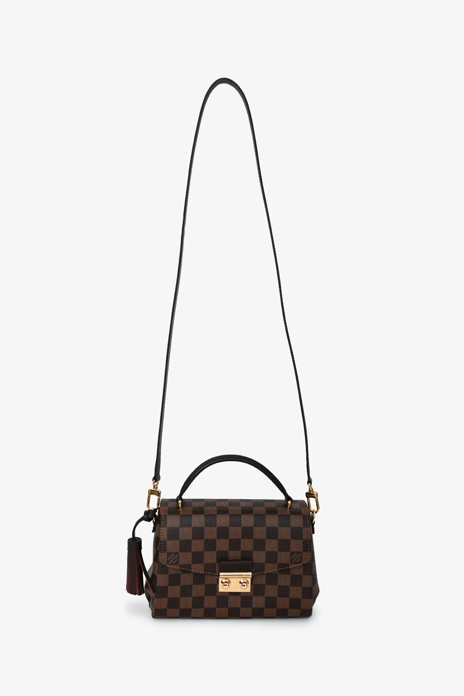 Louis Vuitton Damier Ebene 'Croisette' Top Handle With Strap - Image 7