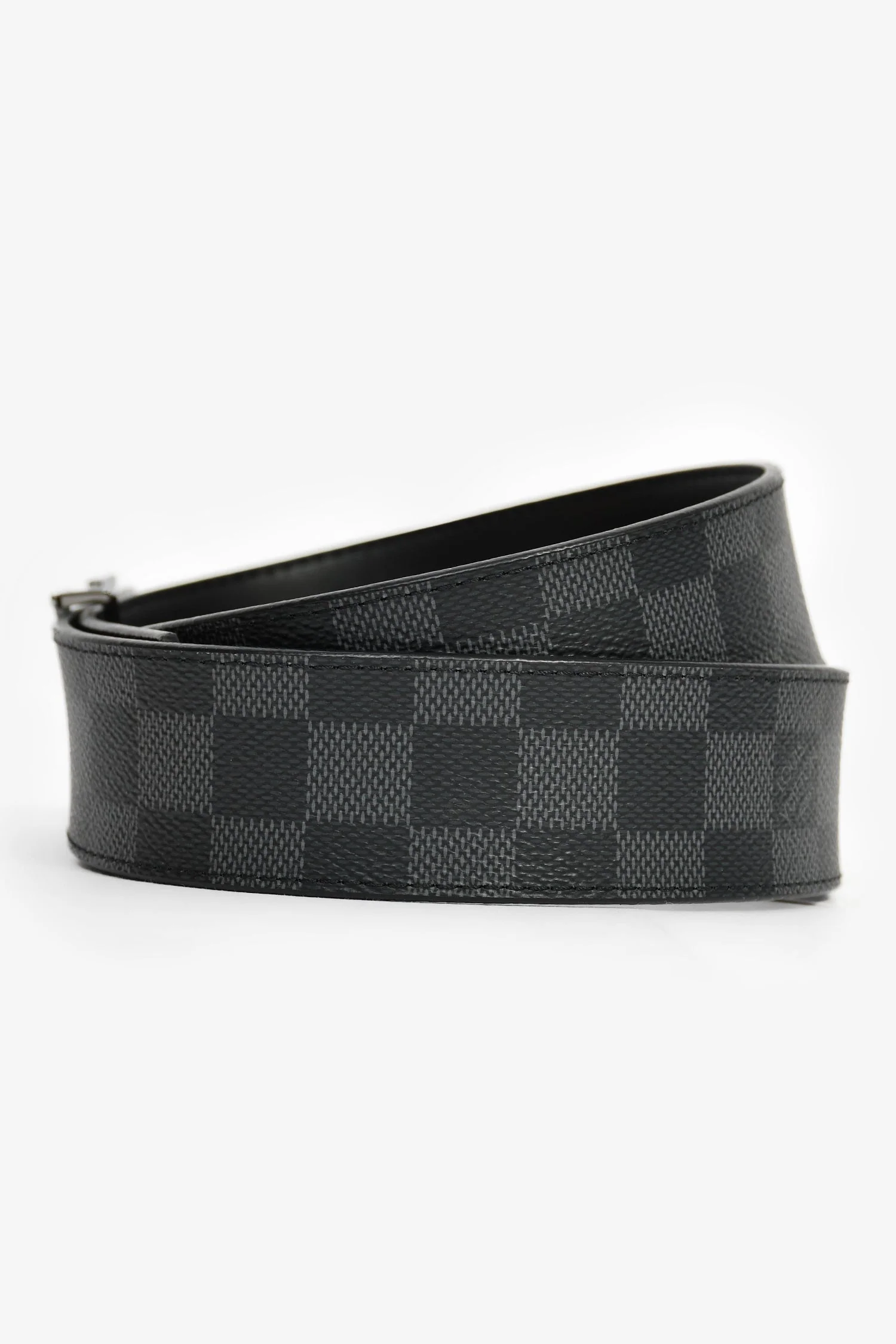 Louis Vuitton Damier Eclipse LV Buckle Belt Size 80 - Image 2