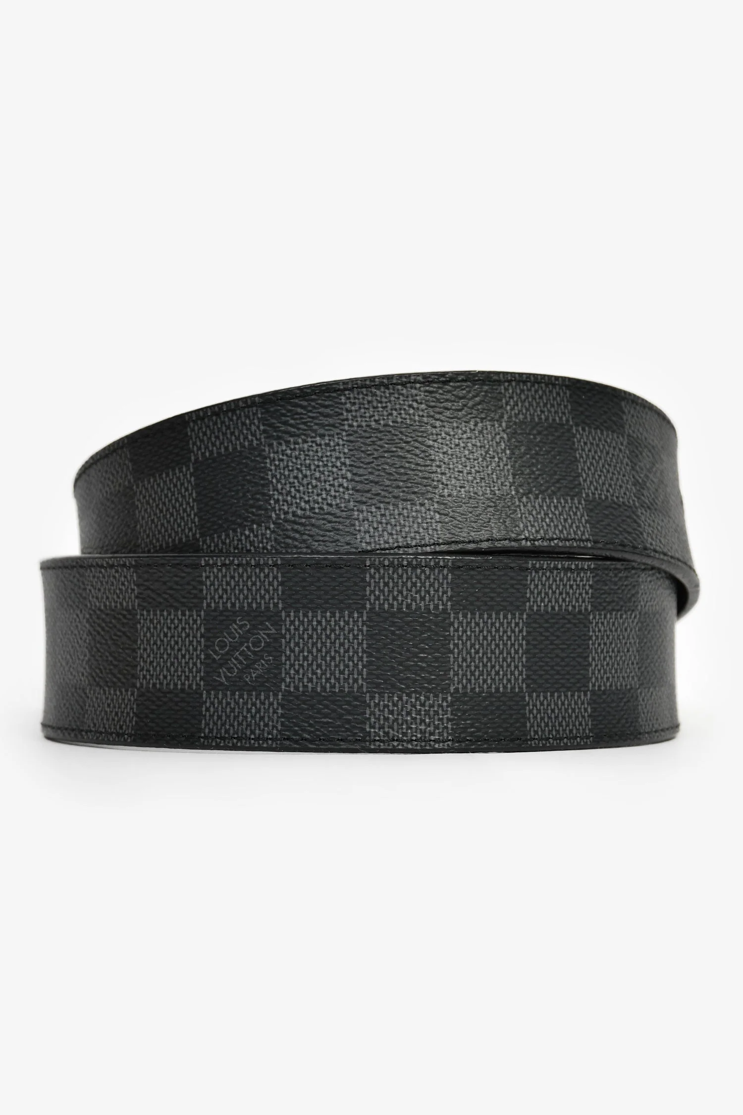 Louis Vuitton Damier Eclipse LV Buckle Belt Size 80 - Image 3