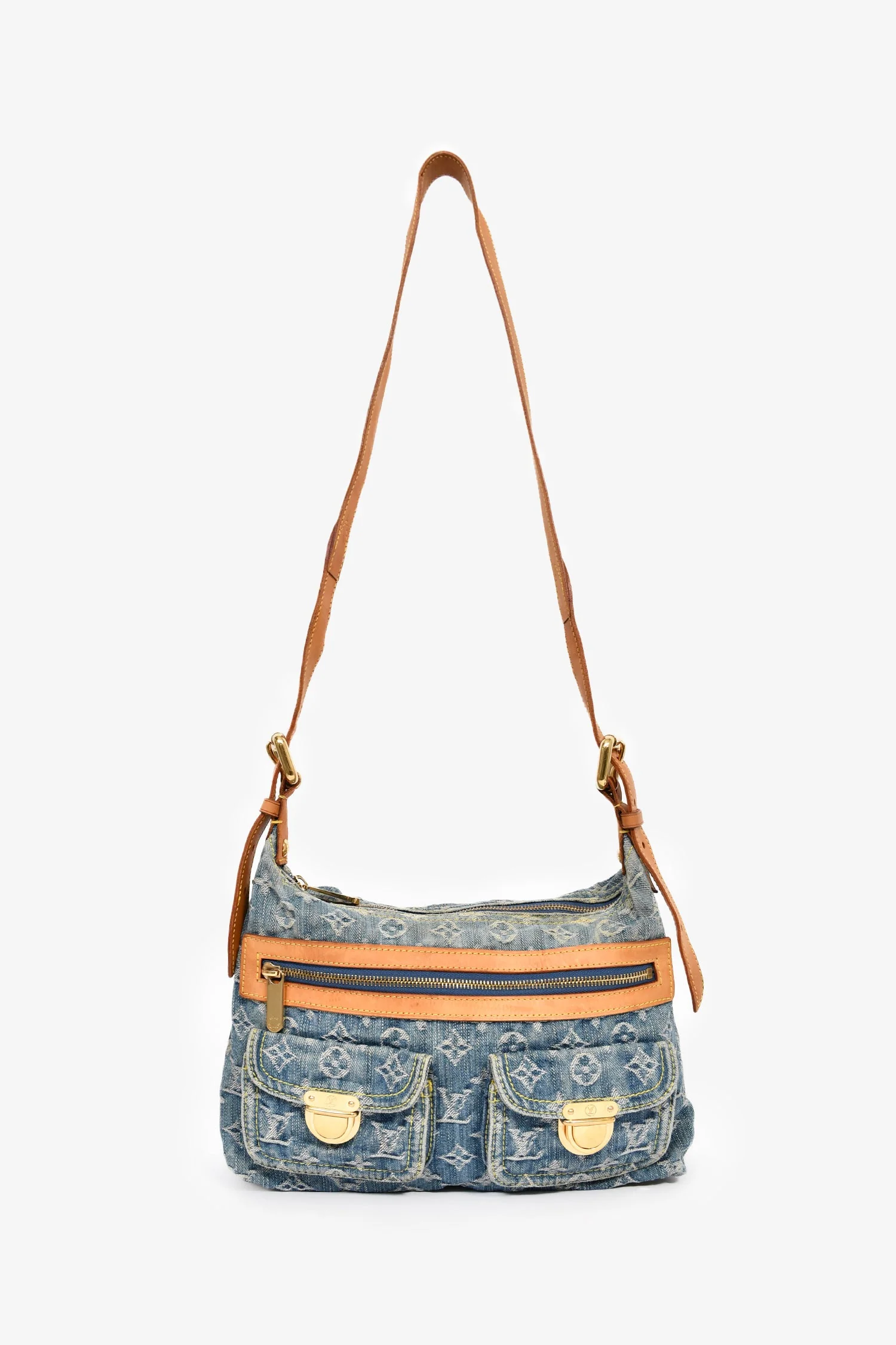 Louis Vuitton Denim Baggy PM Crossbody Bag - Image 8
