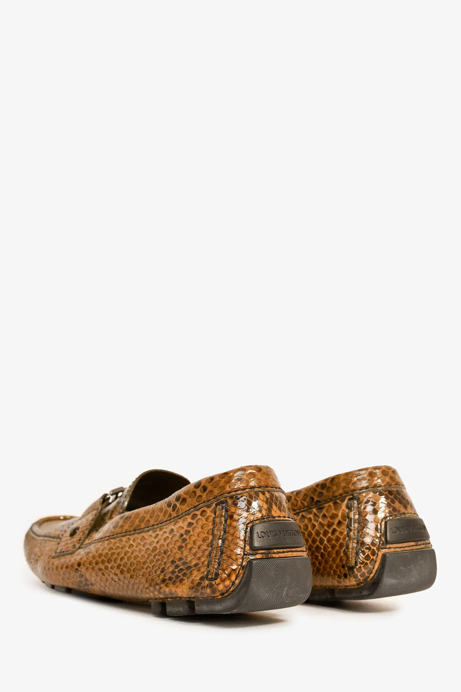Louis Vuitton Green Python Logo Size 9.5 Mens - Image 4