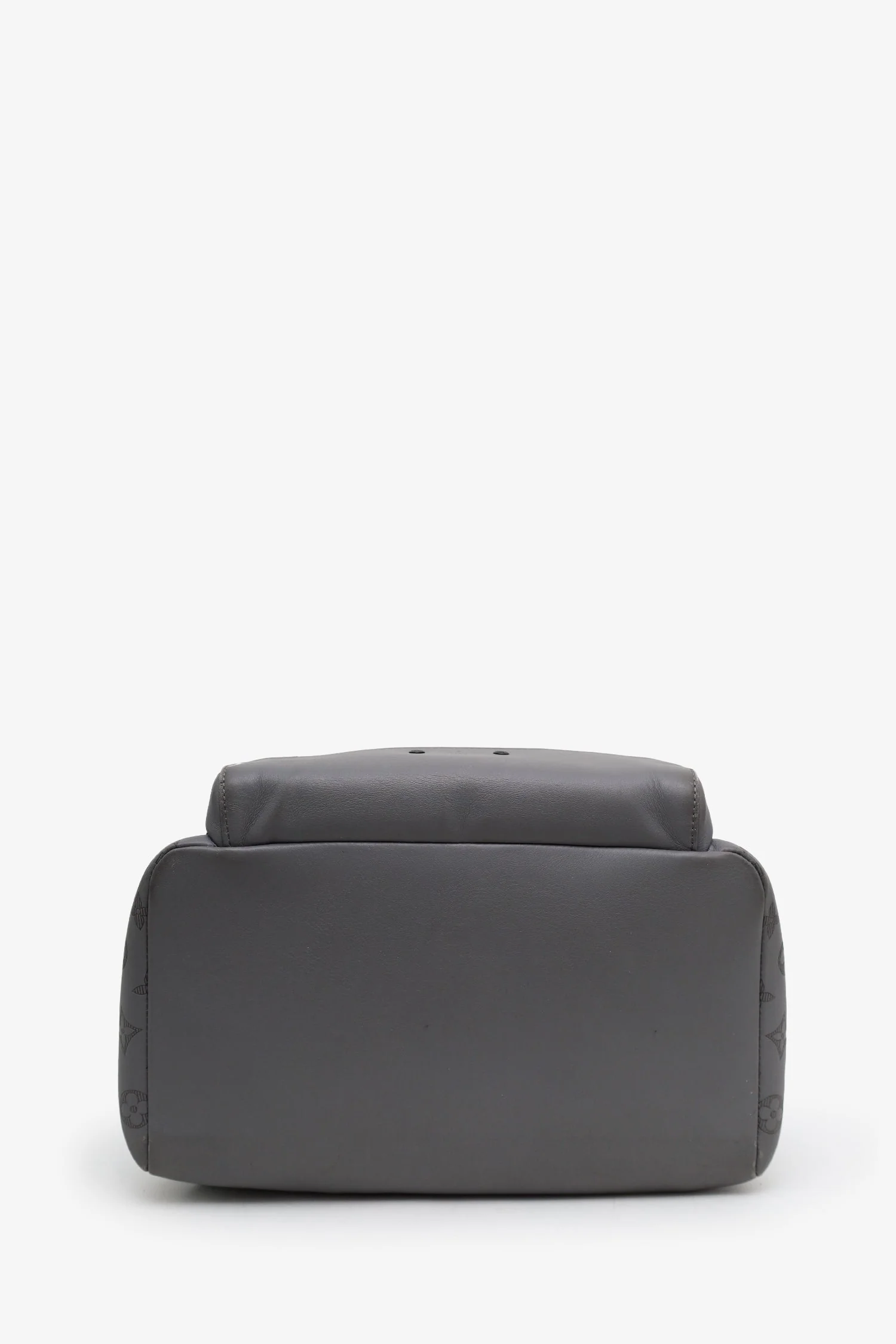 Louis Vuitton Grey Calfskin Monogram Shadow Racer Backpack - Image 6