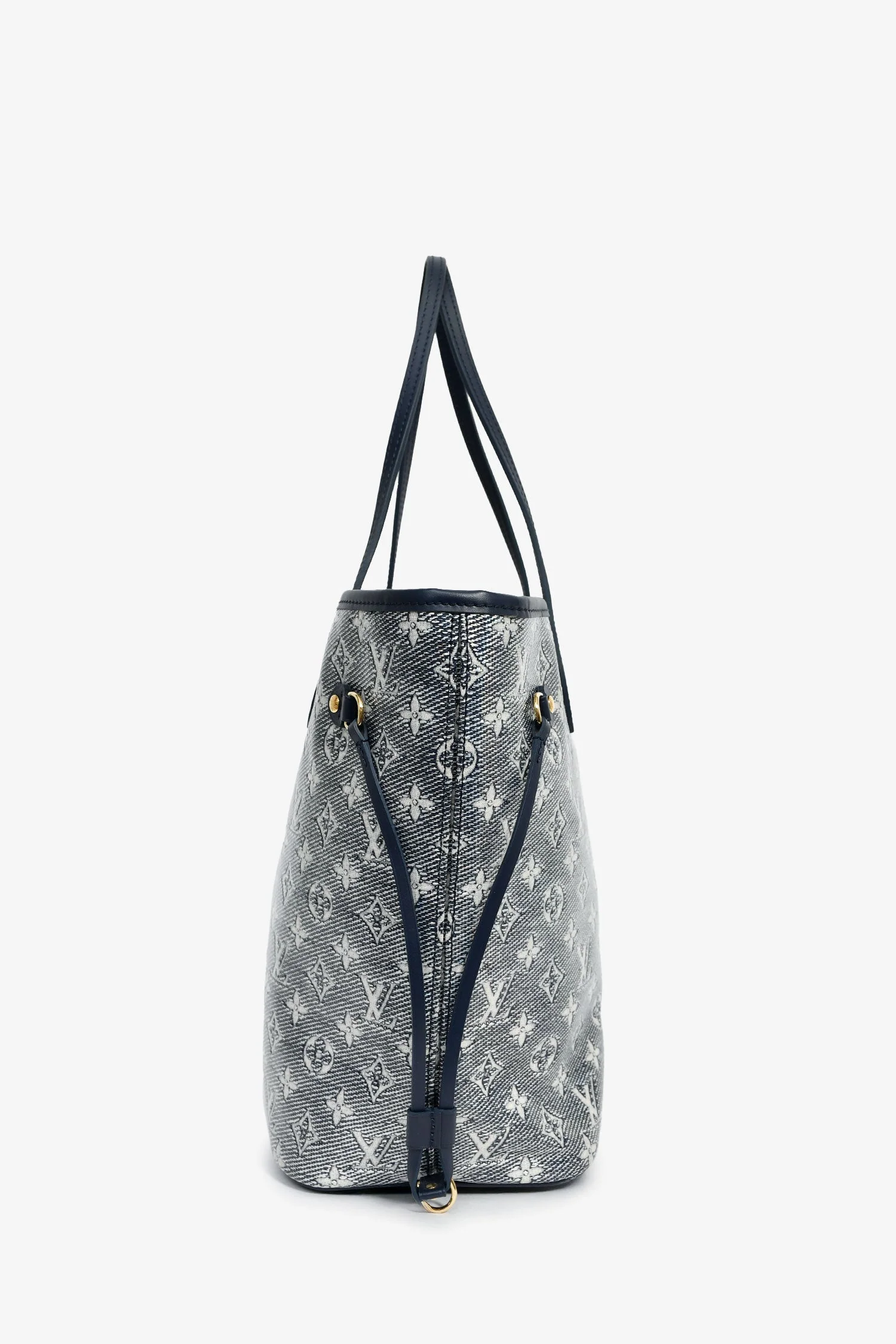 Louis Vuitton Iridescent Blue Monogram MM Neverfull - Image 3