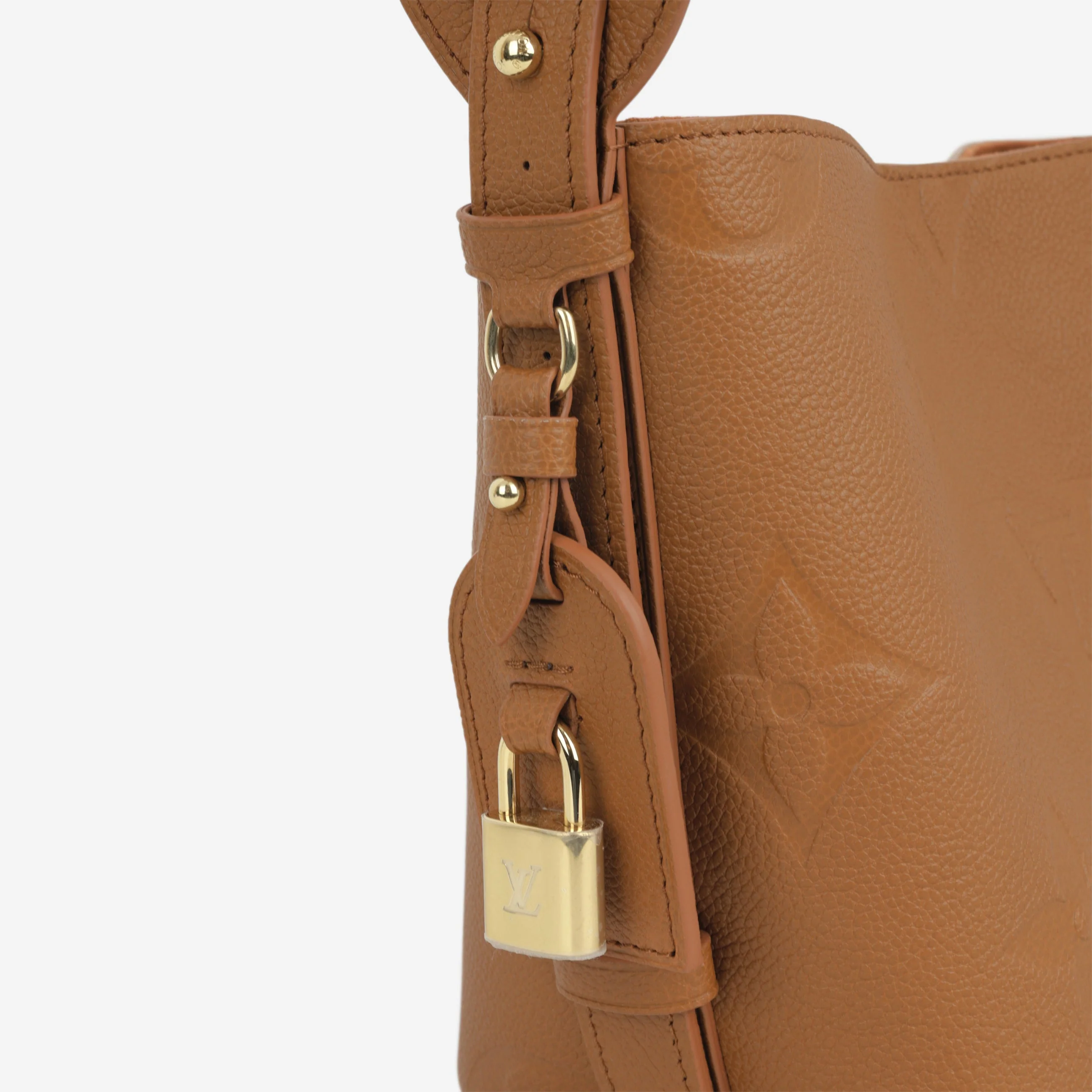 Louis Vuitton All In BB Bag - Tan Empreinte | Gold Hardware - Image 6
