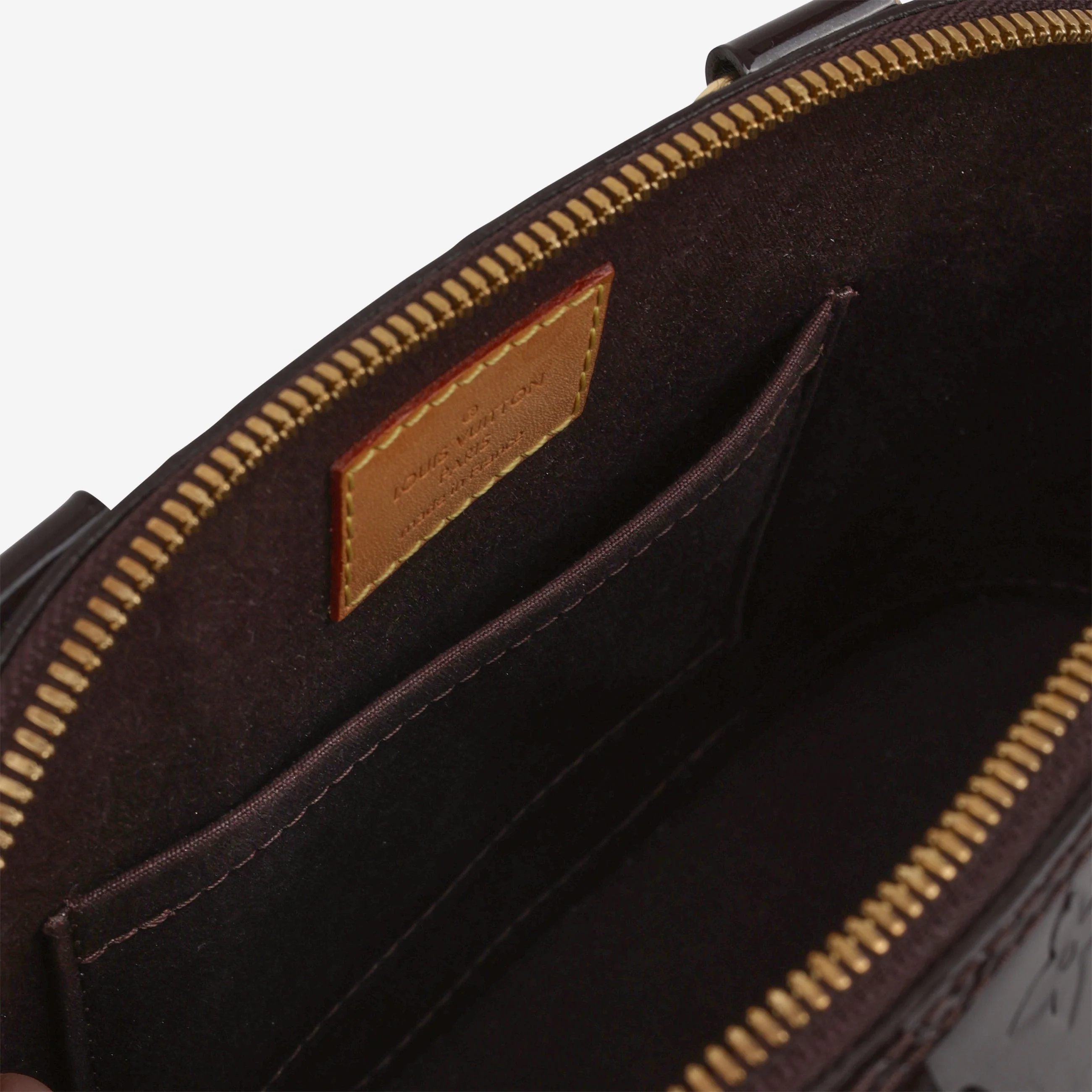Louis Vuitton Alma BB - Amarante Vernis | Gold Hardware - Image 5
