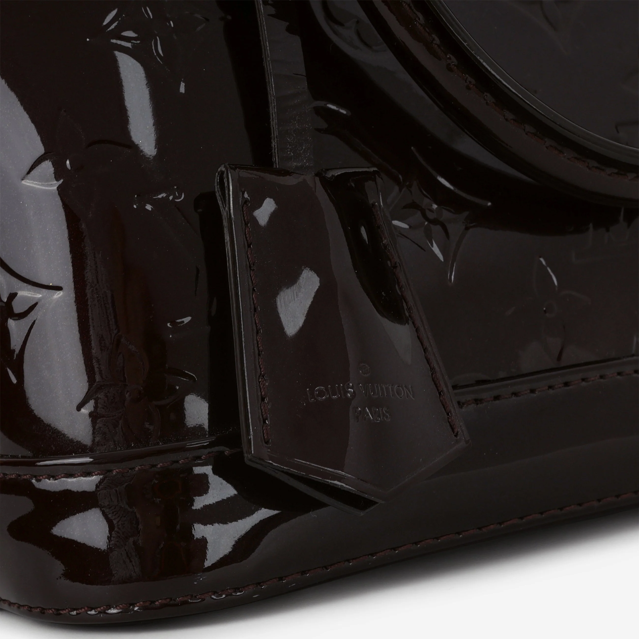 Louis Vuitton Alma BB - Amarante Vernis | Gold Hardware - Image 8