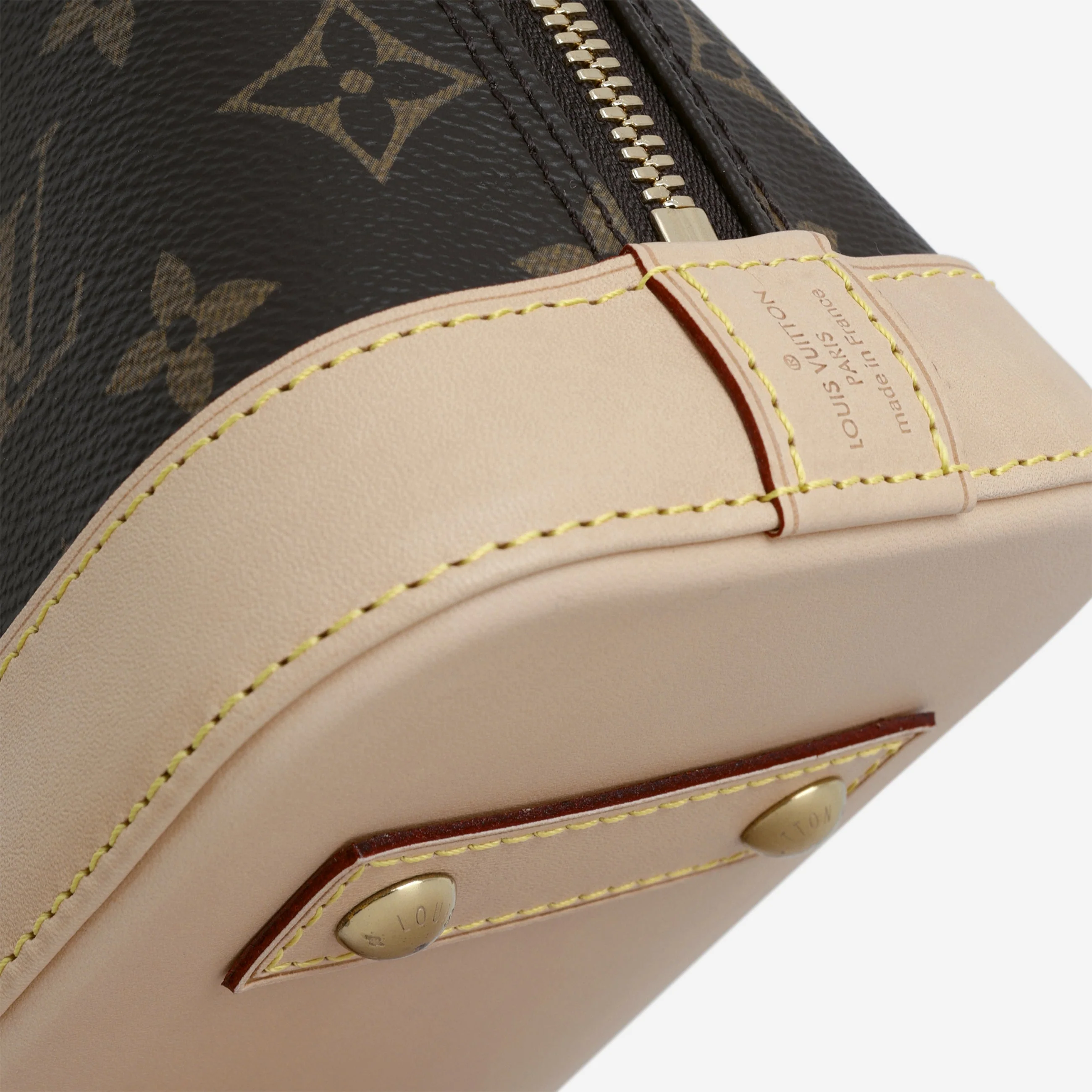 Louis Vuitton Alma BB - Monogram Canvas | Gold Hardware - Image 7
