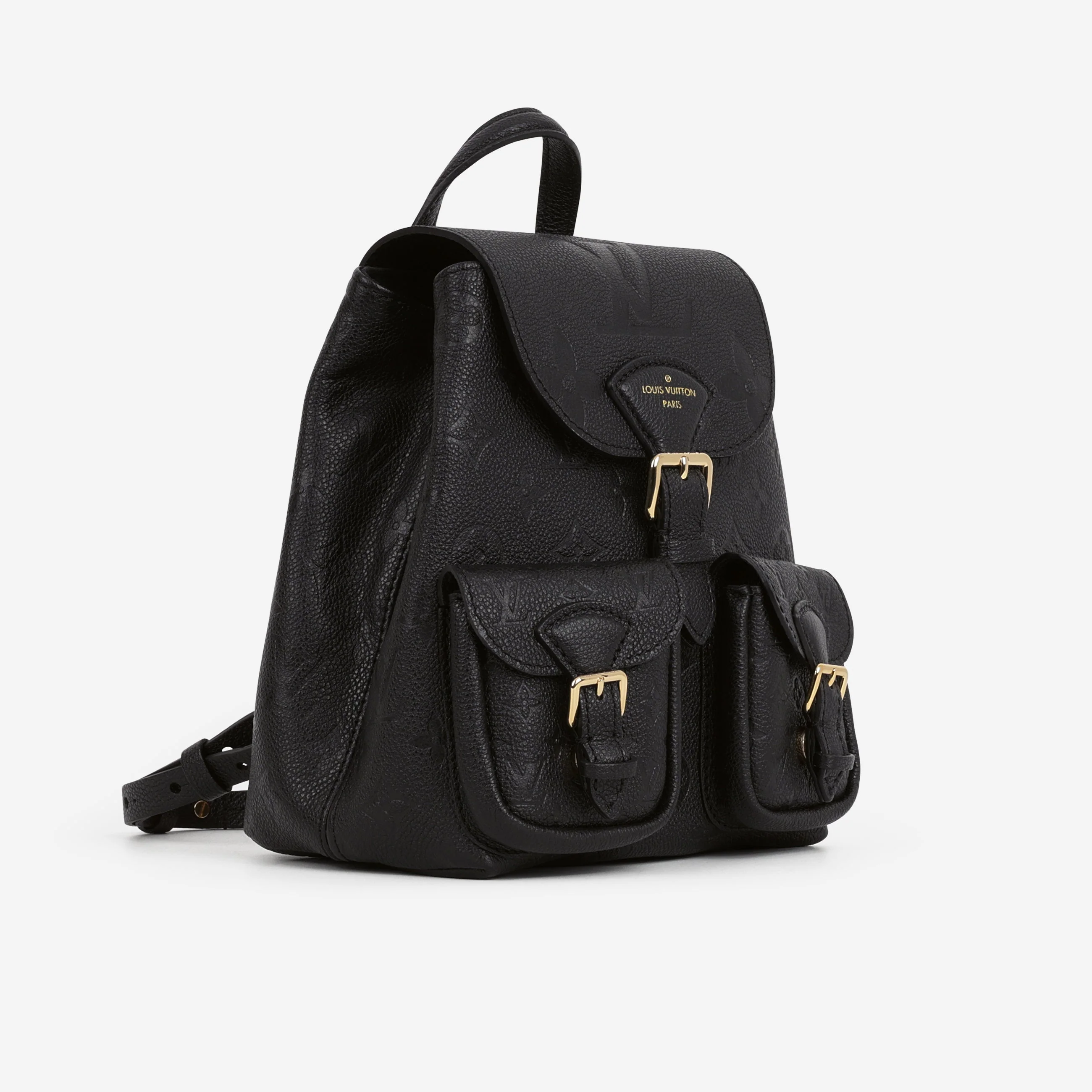 Louis Vuitton Backup Backpack - Black Empreinte | Gold Hardware - Image 2