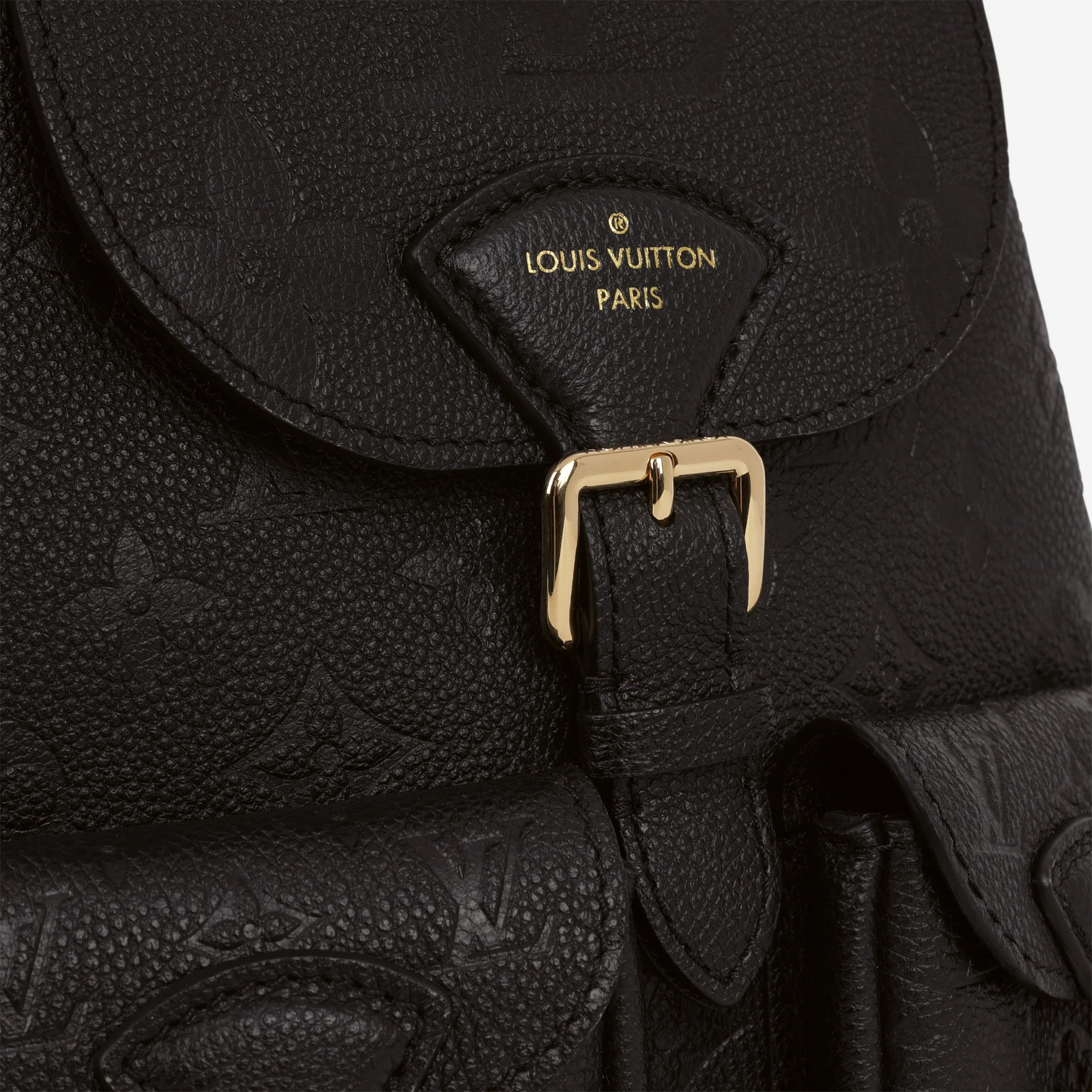 Louis Vuitton Backup Backpack - Black Empreinte | Gold Hardware - Image 8