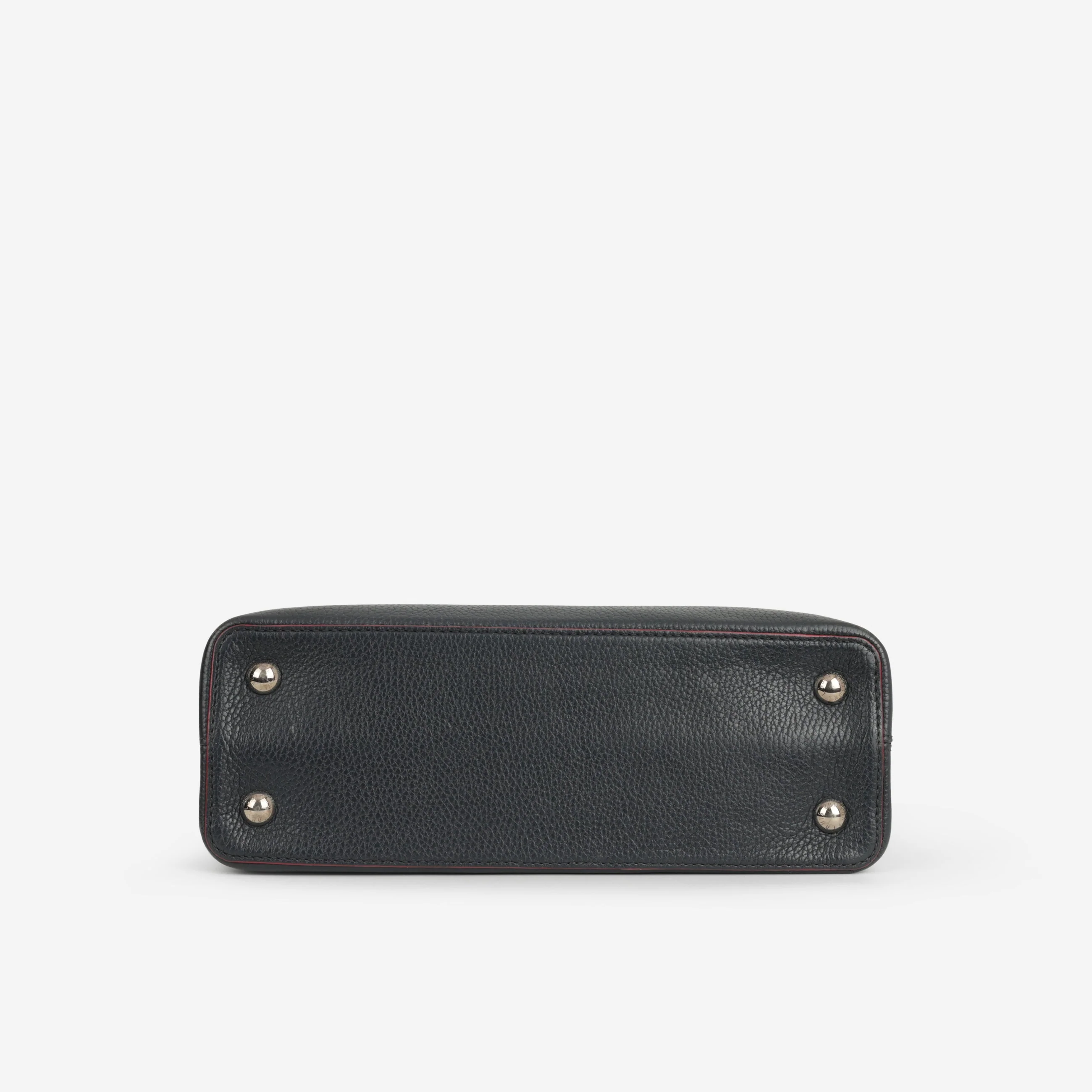 Louis Vuitton Capucines MM - Black Taurillon / Pink Trim | Silver Hardware - Image 4