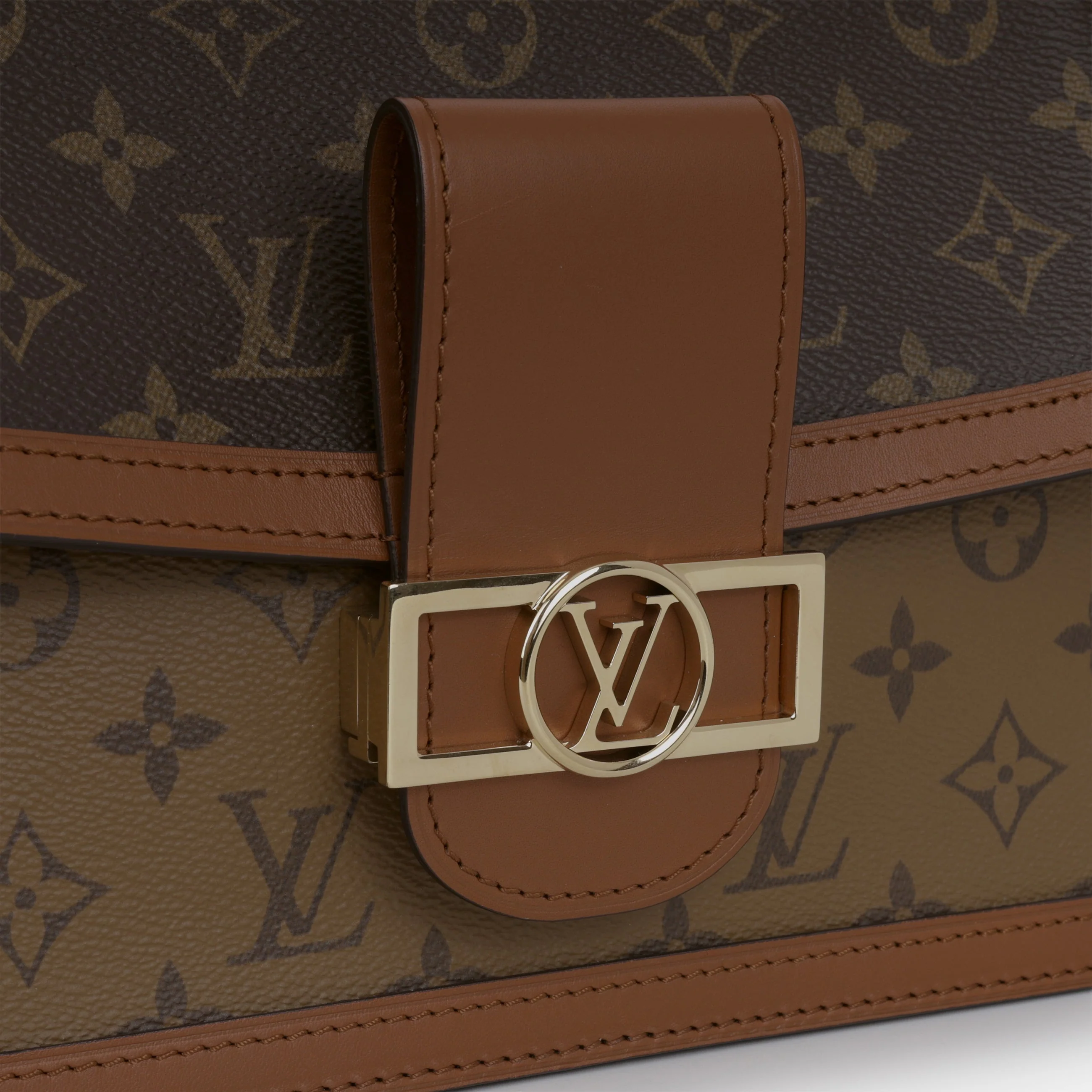 Louis Vuitton Dauphine MM - Reverse Monogram | Gold Hardware - Image 8