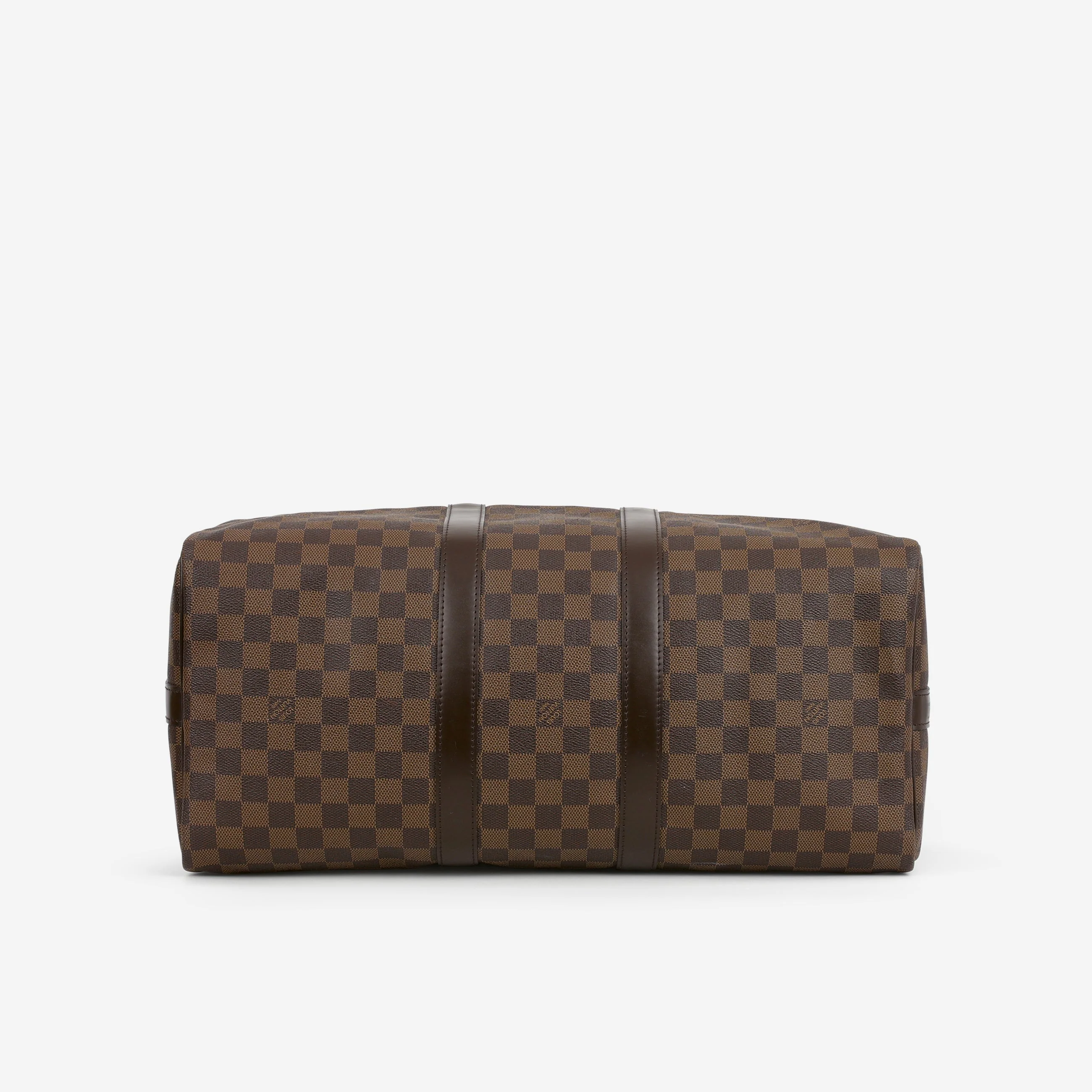 Louis Vuitton Keepall Bandoulière 45 - Damier Ebene | Gold Hardware - Image 4