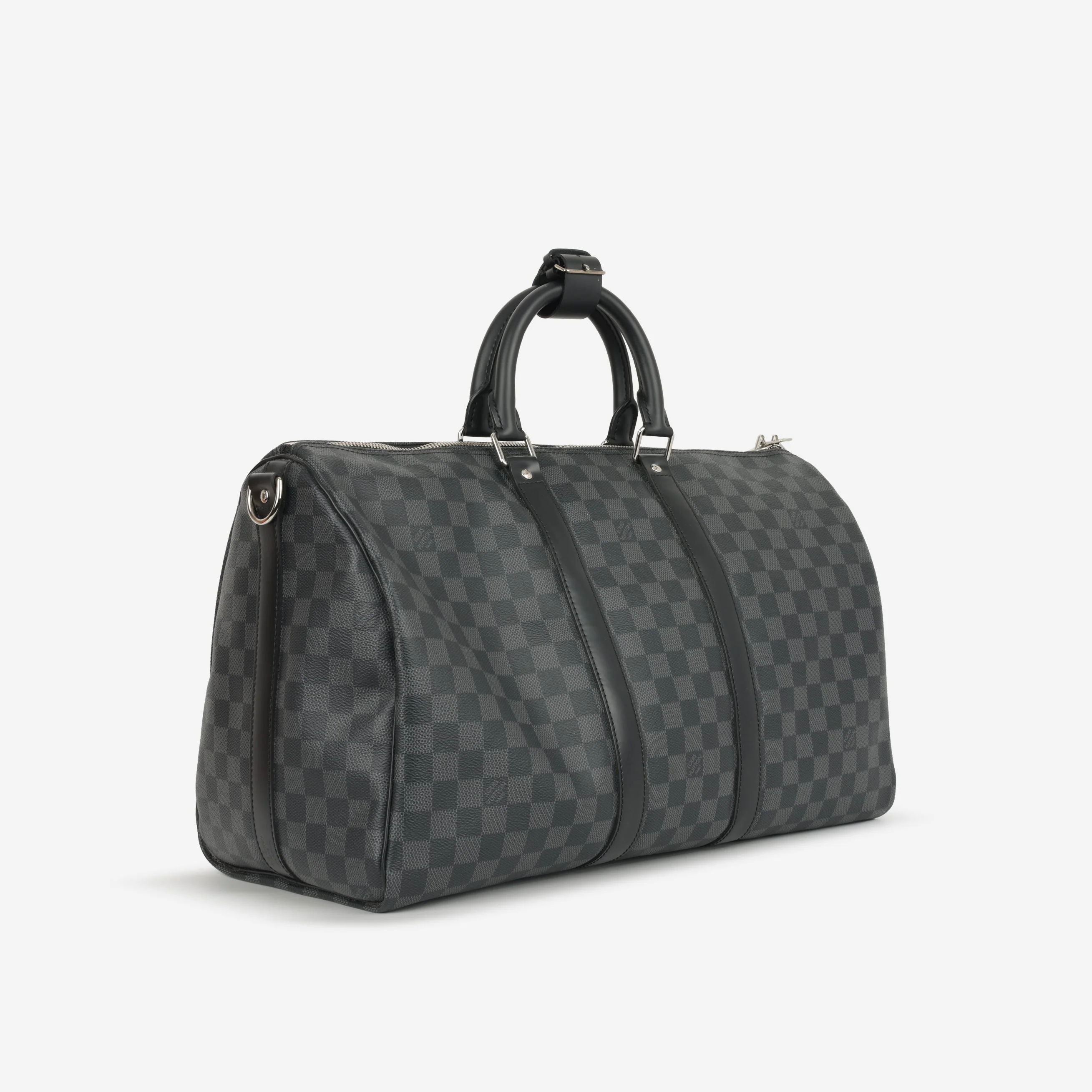 Louis Vuitton Keepall Bandoulière 45 - Damier Graphite | Silver Hardware - Image 2