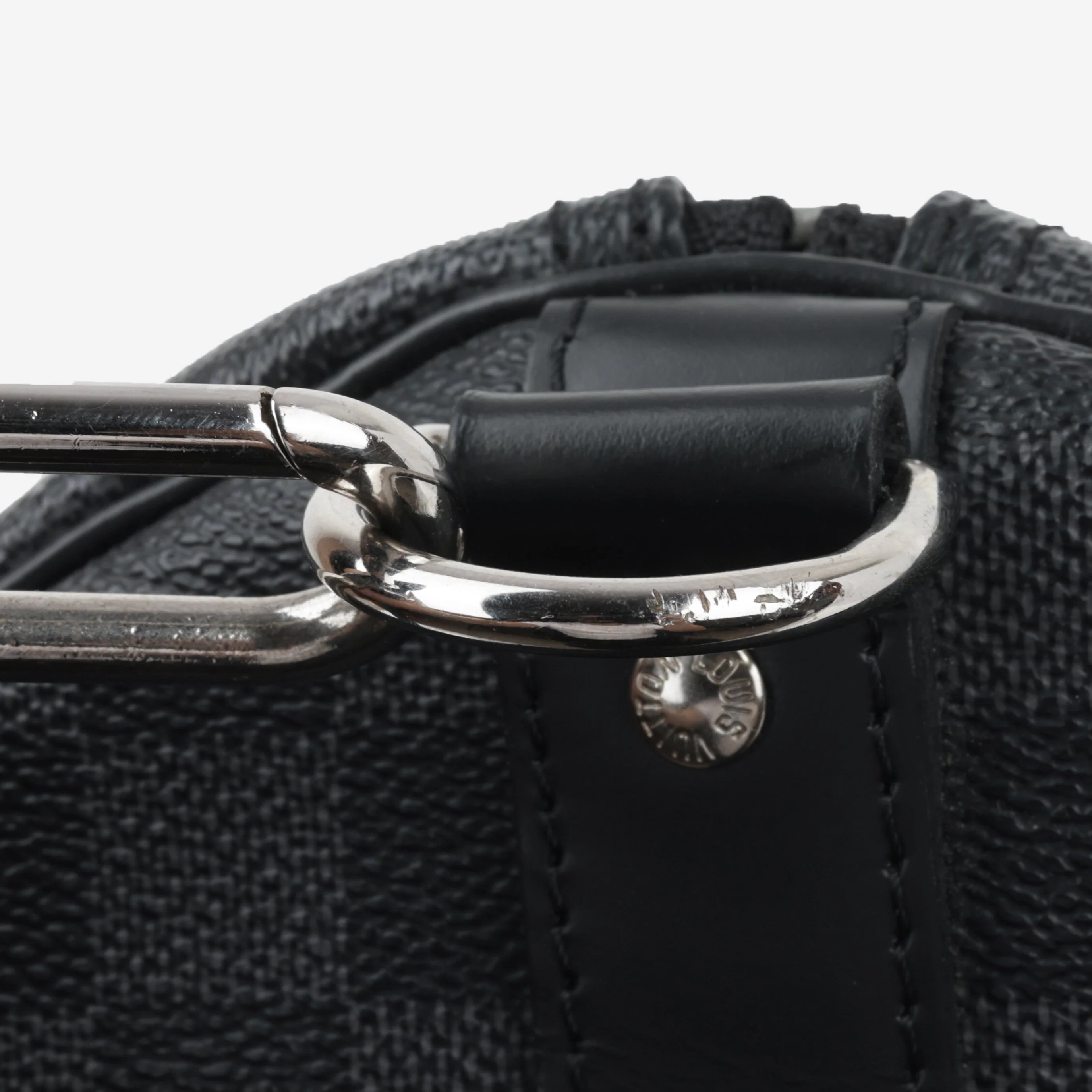 Louis Vuitton Keepall Bandoulière 55 - Damier Graphite | Silver Hardware - Image 11